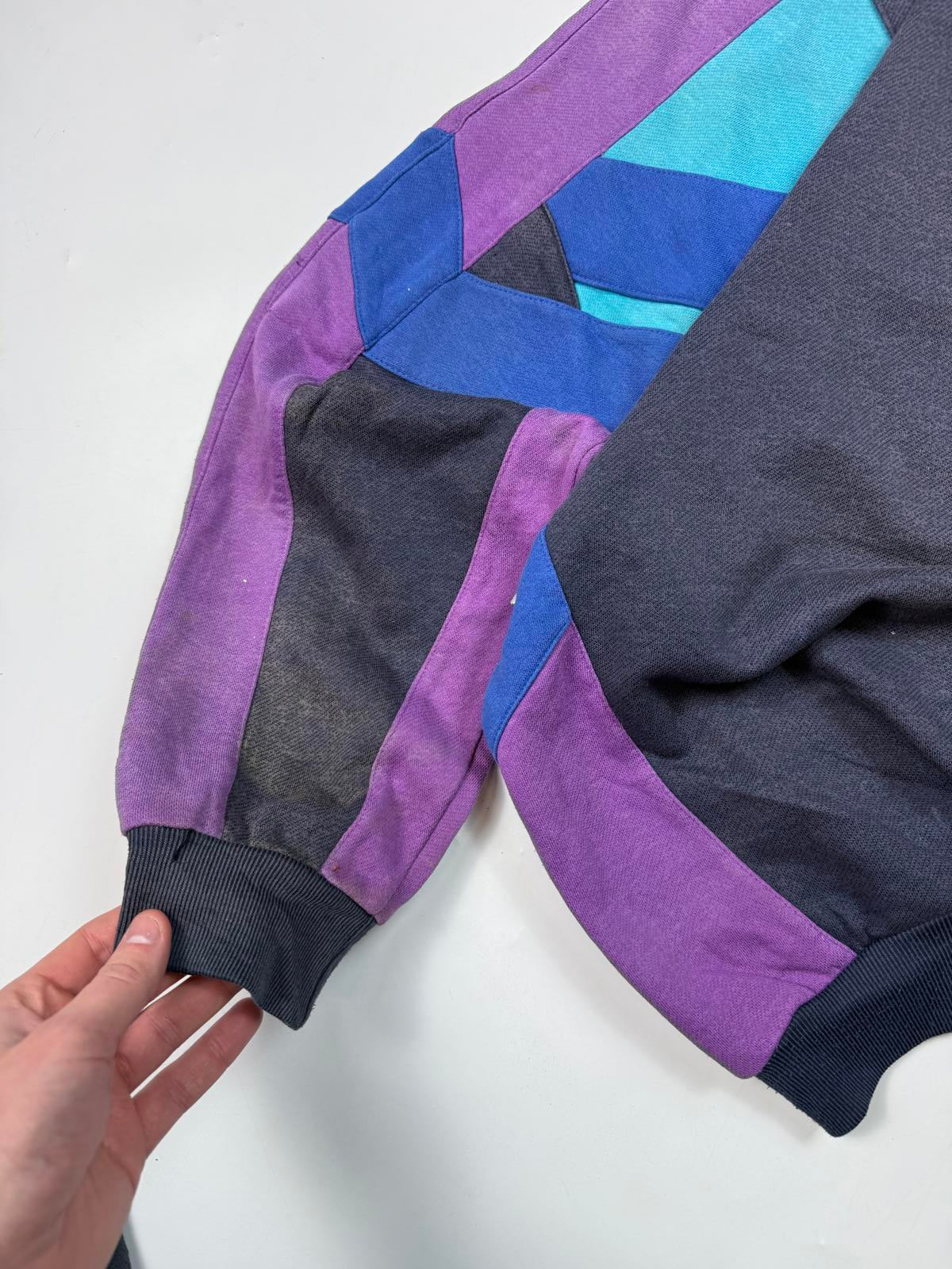 Vintage 90s adidas originals colour block sweatshirt (L)