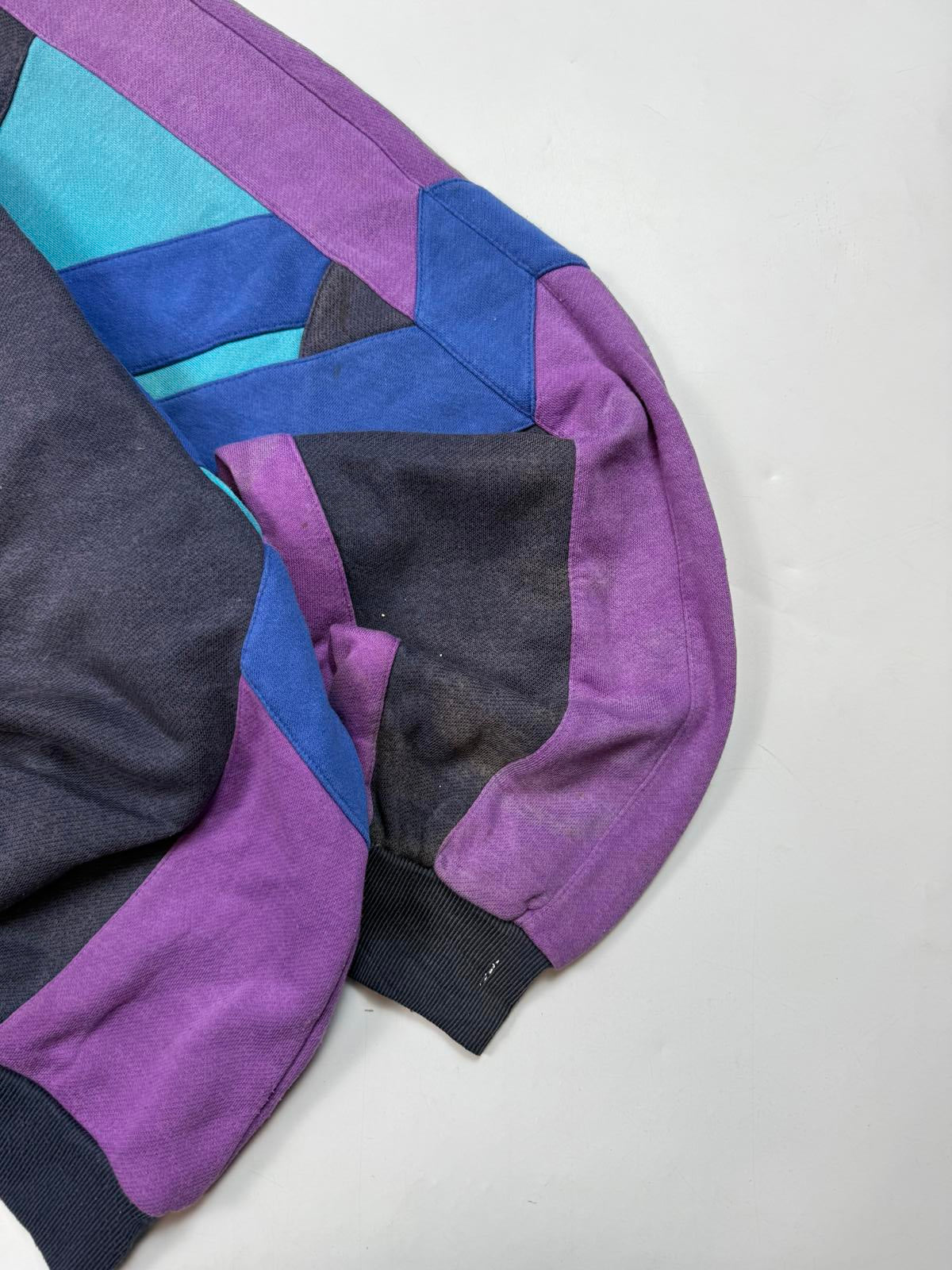 Vintage 90s adidas originals colour block sweatshirt (L)