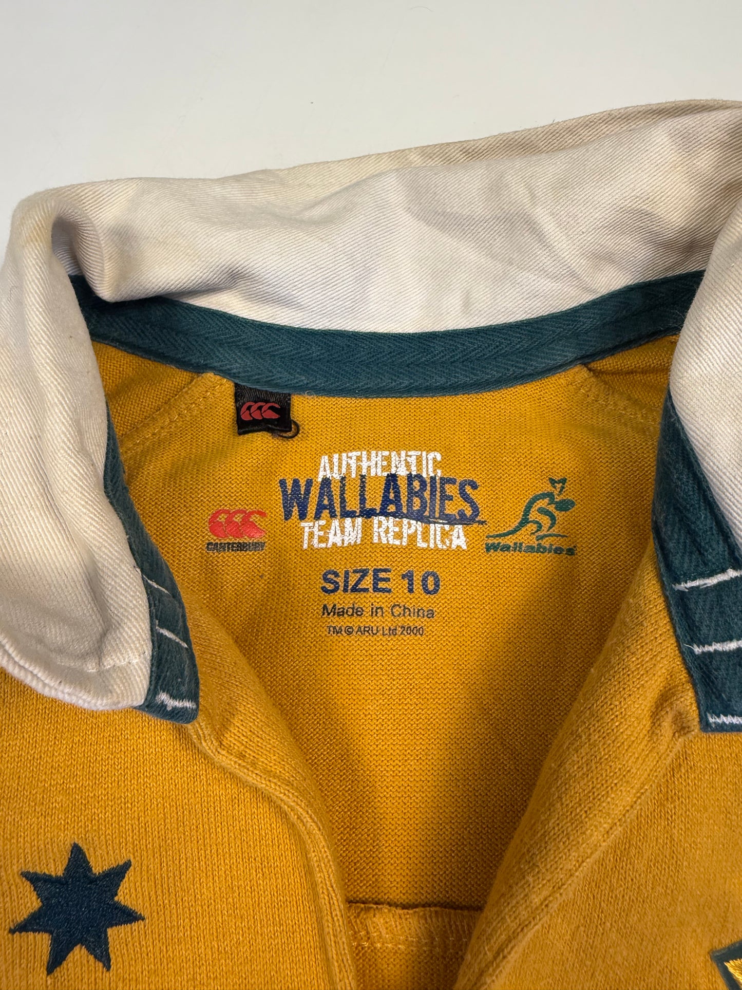 Vintage Australia Wallabies 2007 Canterbury rugby union shirt (S)