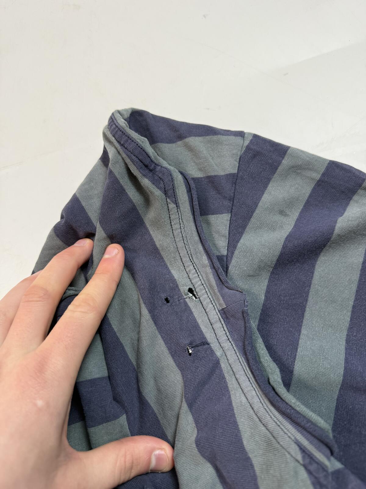 Vintage 90s Guess jeans striped tee (M)