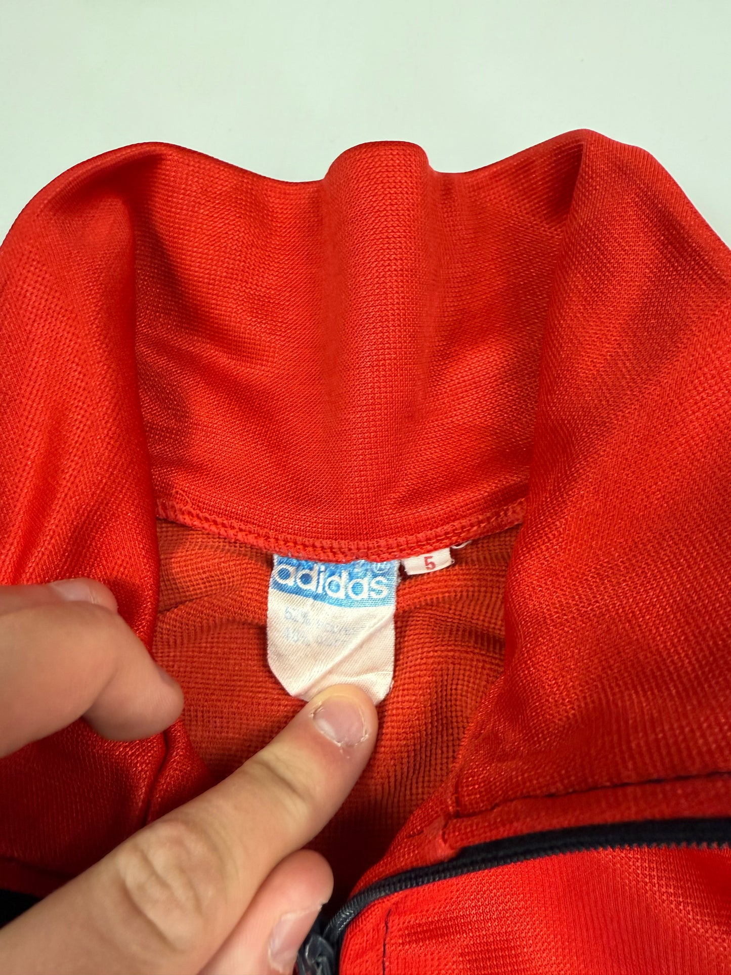 Vintage 80s Adidas originals track top (S)