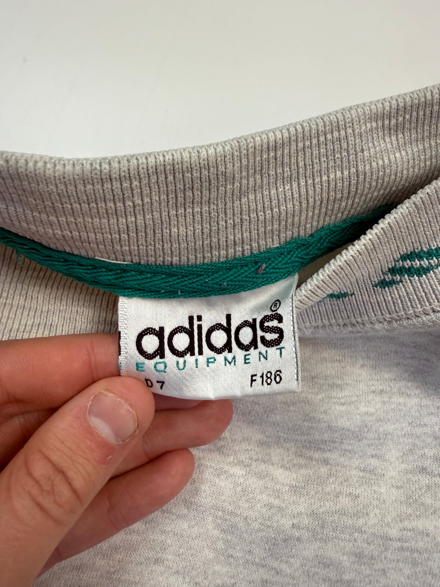 Vintage 90s Adidas equipment centre logo sweatshirt (L)