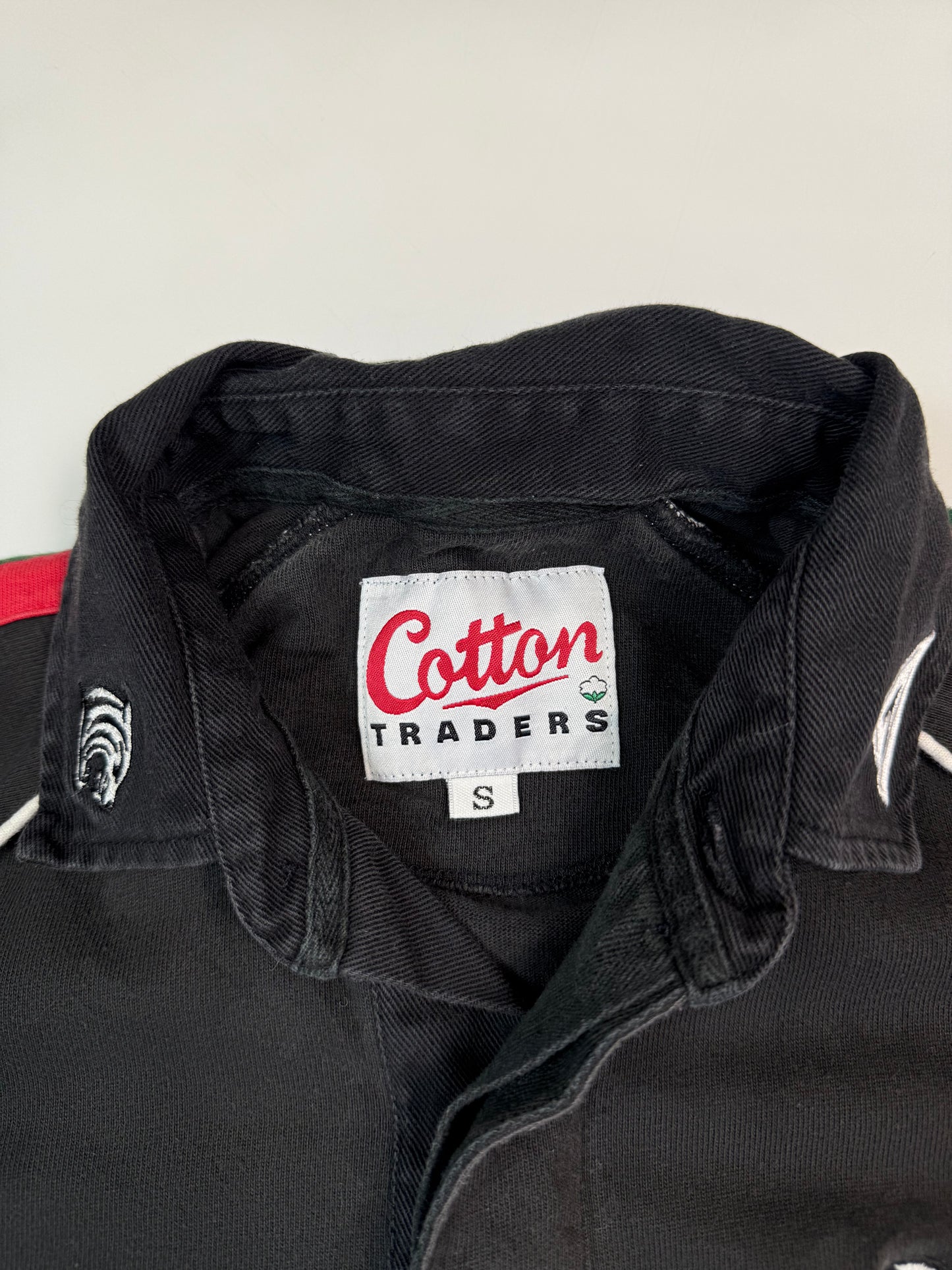 Vintage Leicester Tigers 2004/05 Cotton Traders rugby union shirt (S)