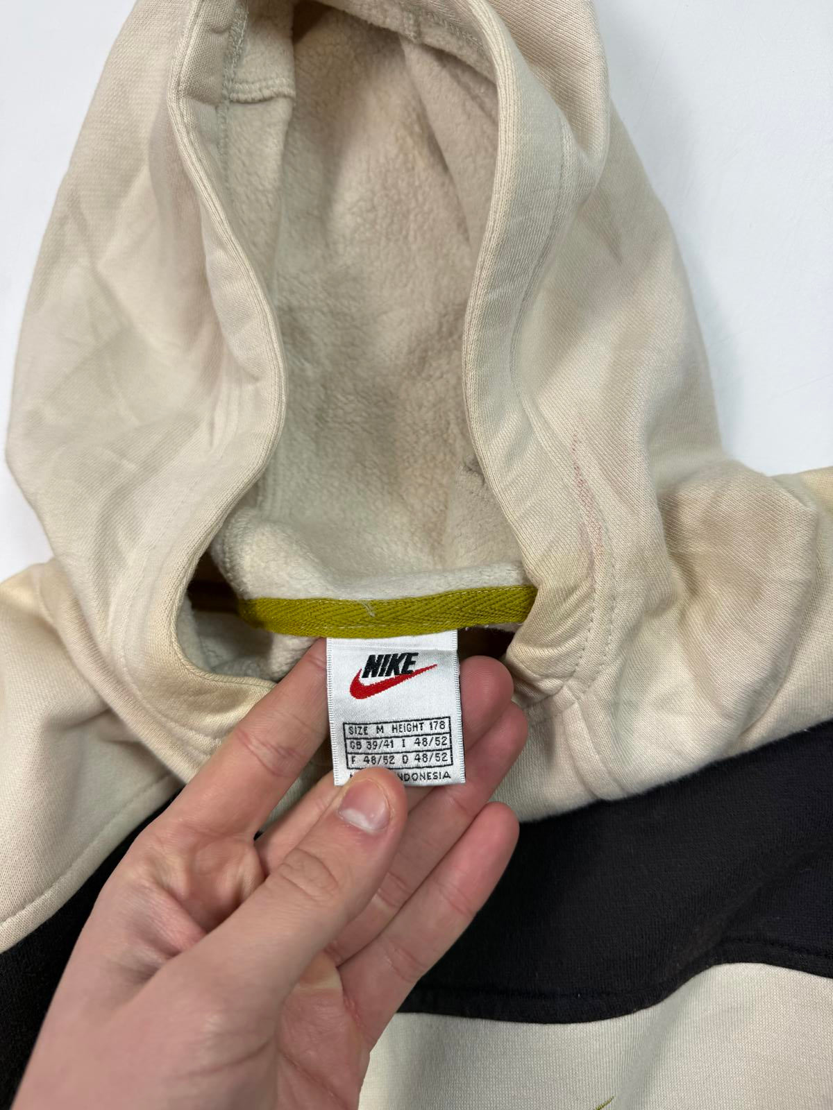 Vintage 90s Nike centre swoosh hoodie (M)