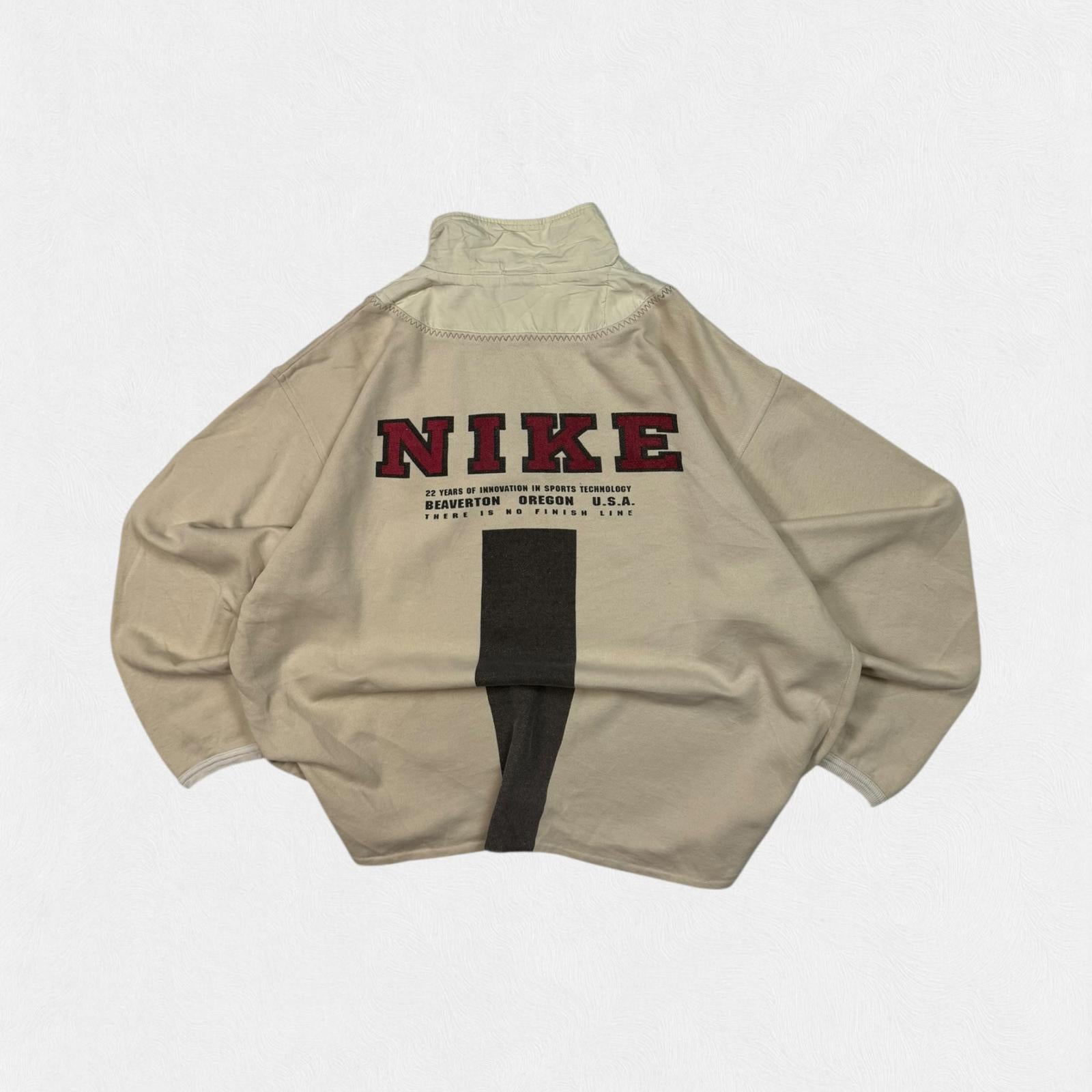 Vintage 90s Nike quarter zip sweatshirt (XL)