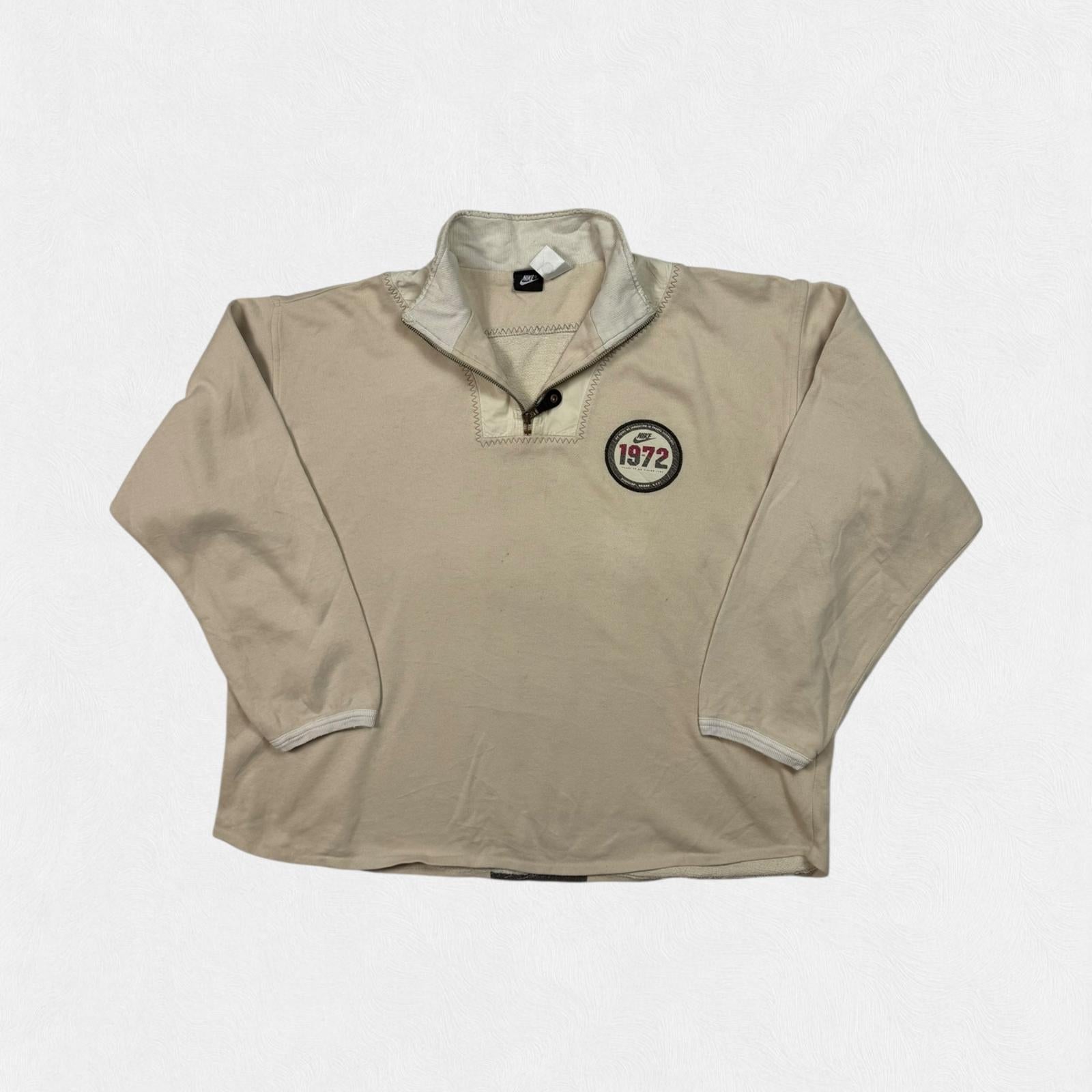 Vintage 90s Nike quarter zip sweatshirt (XL)