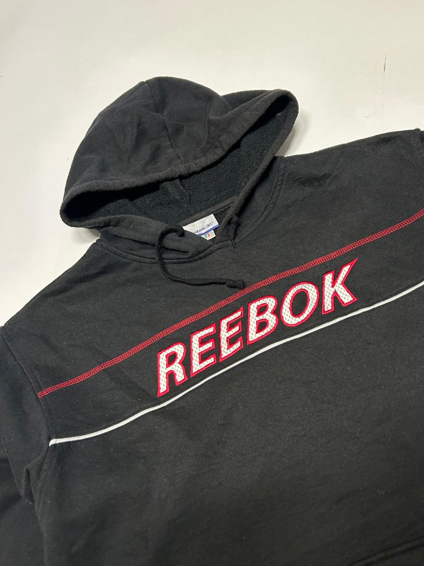 Vintage Reebok spell out hoodie (XL)