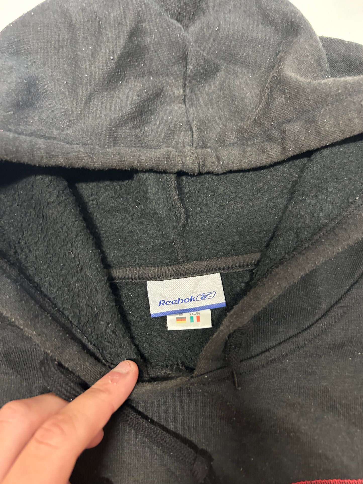 Vintage Reebok spell out hoodie (XL)