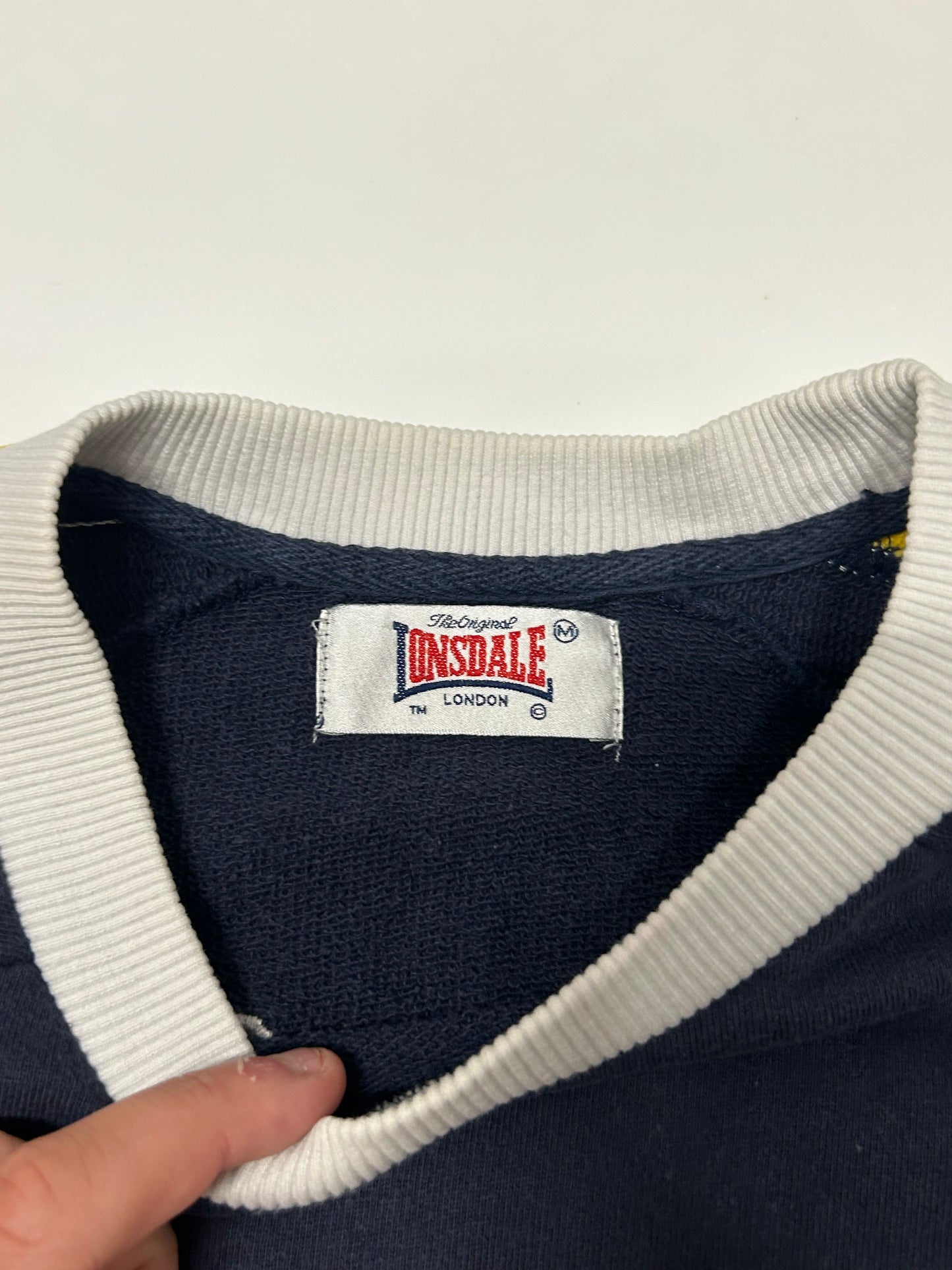 Vintage Lonsdale spell out sweatshirt (M)