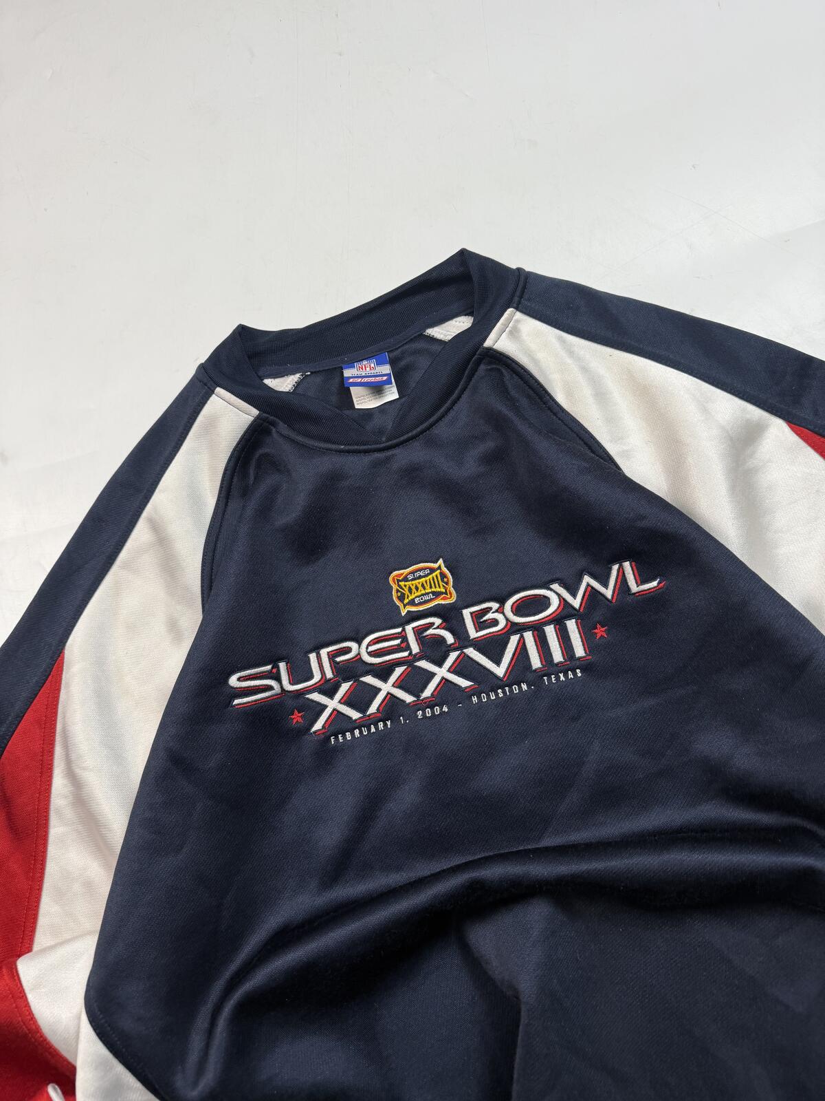 Vintage NFL Super bowl 2004 Reebok sweatshirt (L)