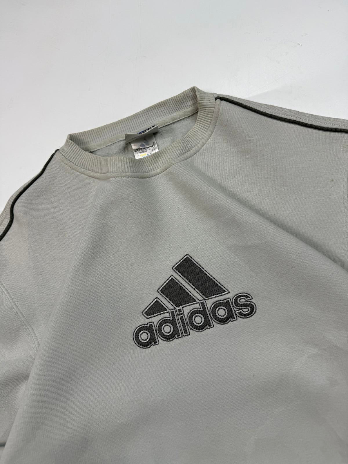 Vintage Adidas centre logo sweatshirt (S)