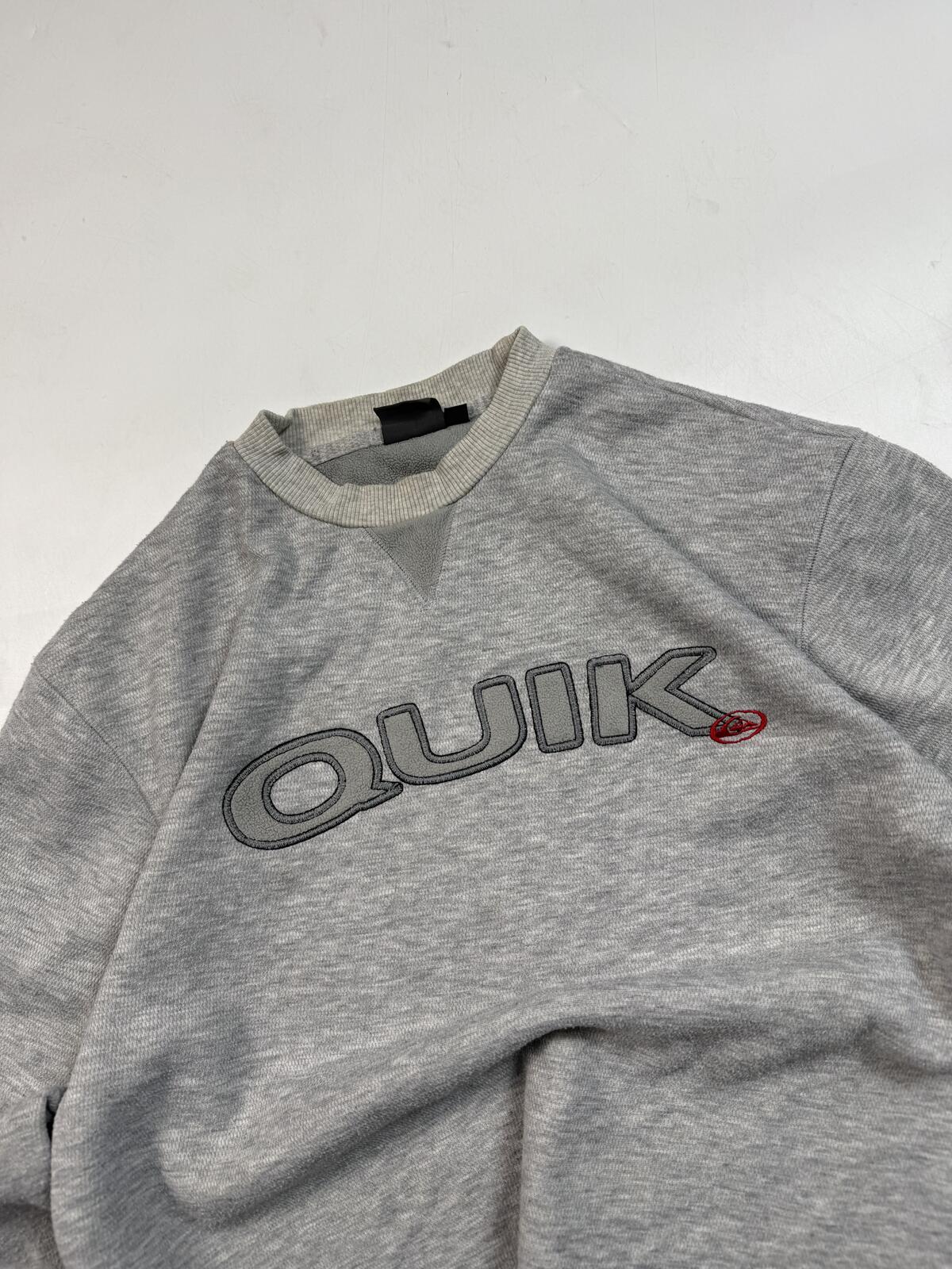 Vintage Y2K Quiksilver spell out sweatshirt (S)