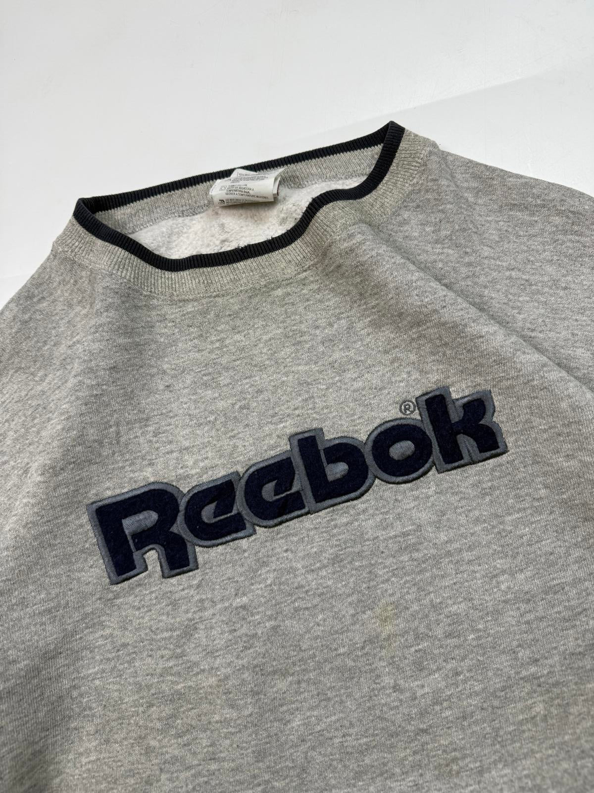 Vintage 90s Reebok spell out sweatshirt (L)