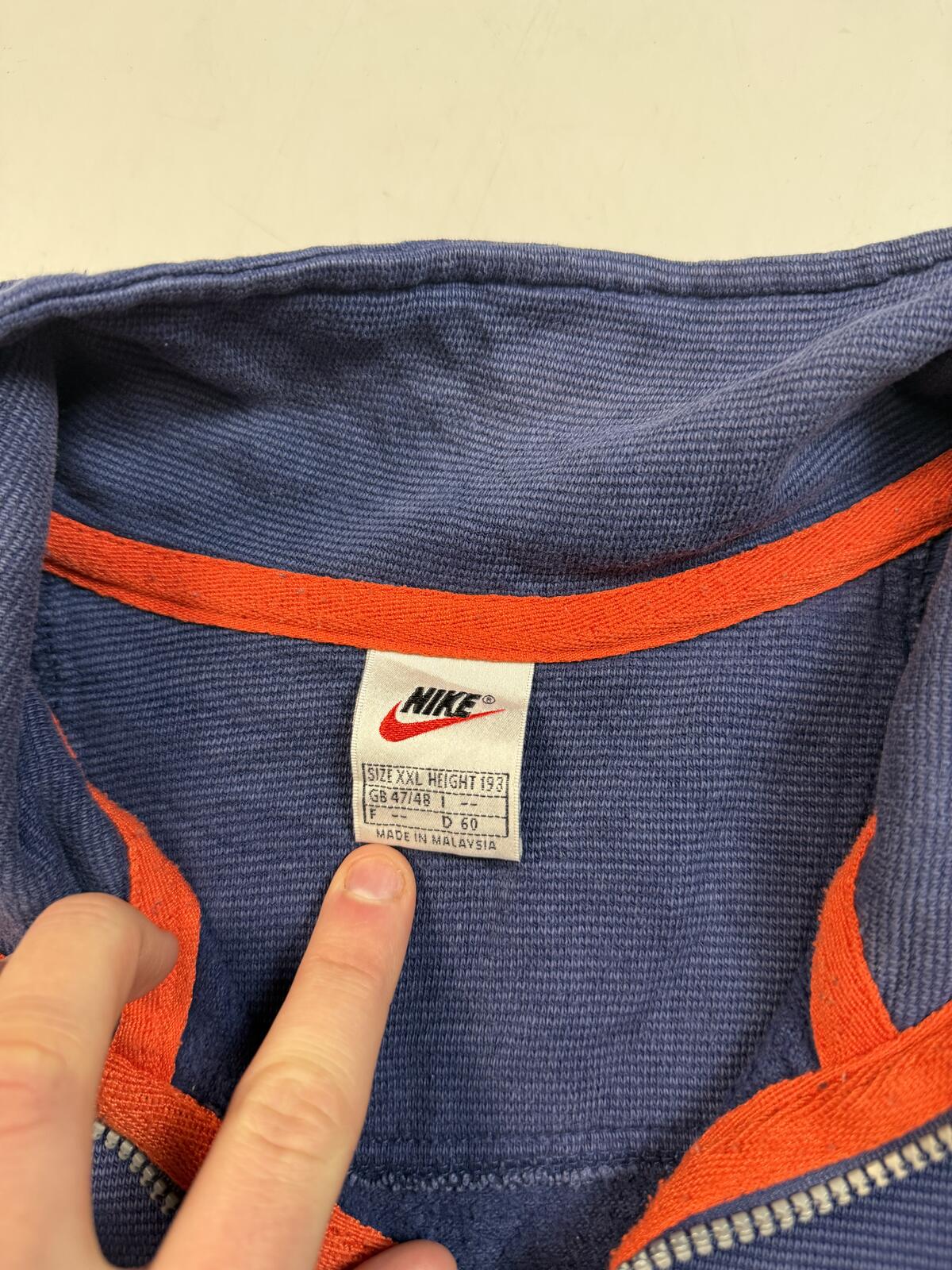 Vintage 90s Nike quarter zip sweatshirt (XXL)