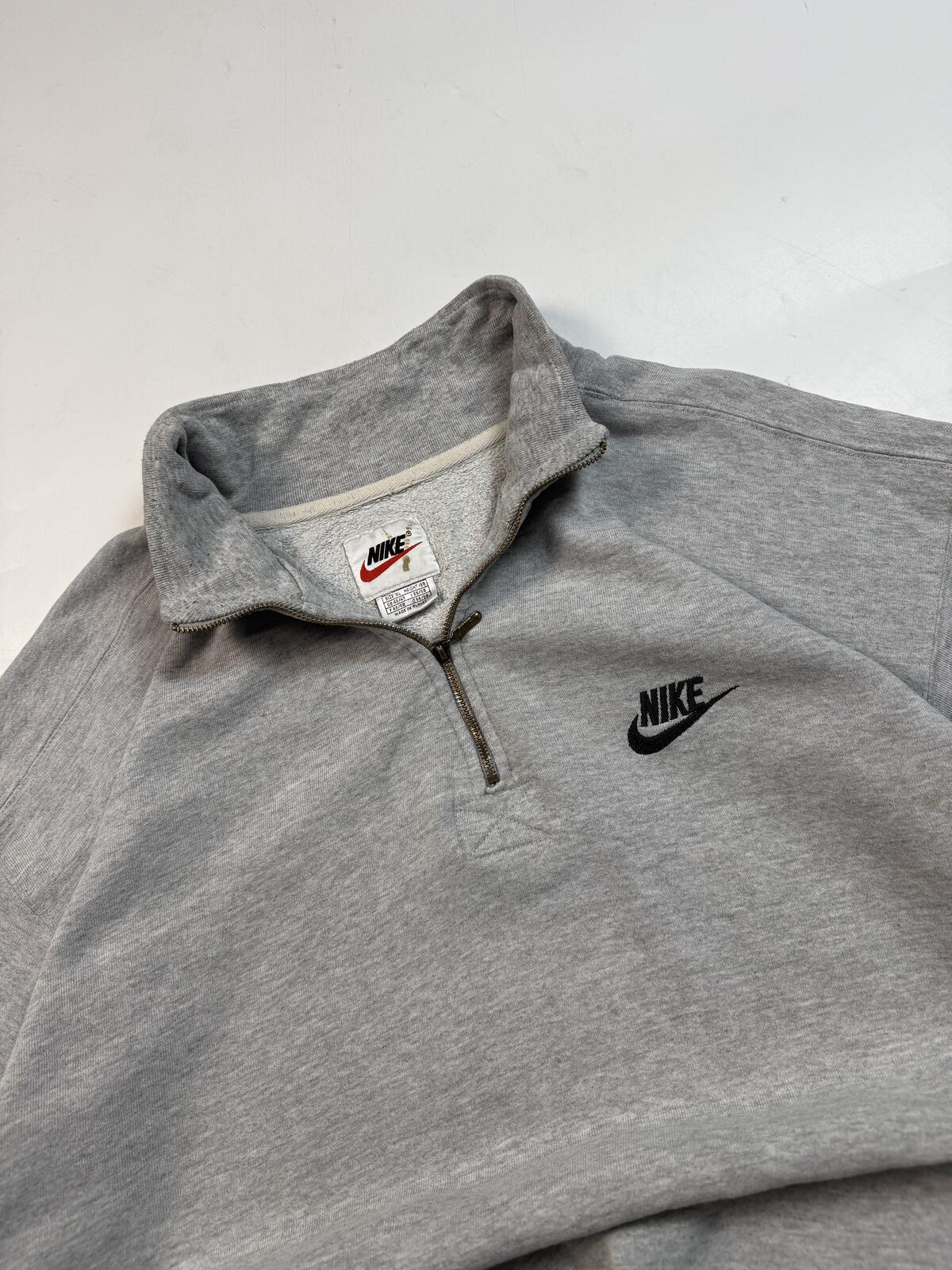 Vintage 90s Nike quarter zip sweatshirt (XL)