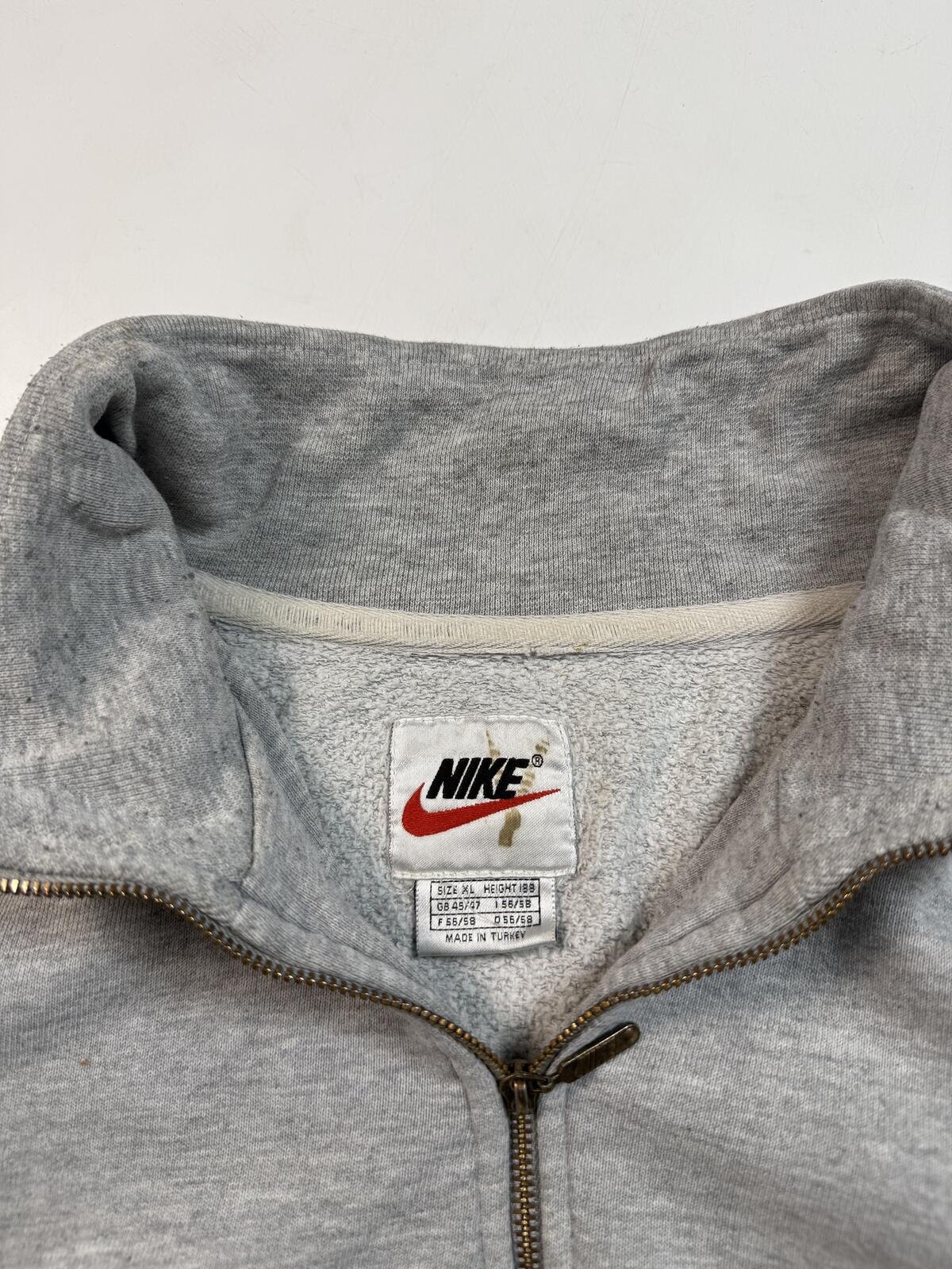 Vintage 90s Nike quarter zip sweatshirt (XL)