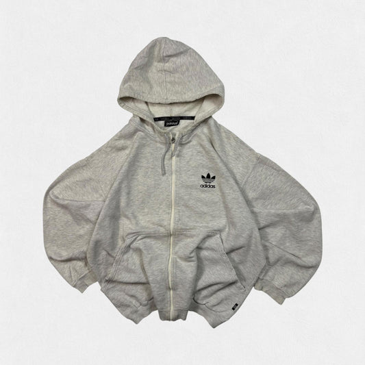 Vintage 90s Adidas originals full zip hoodie (L)