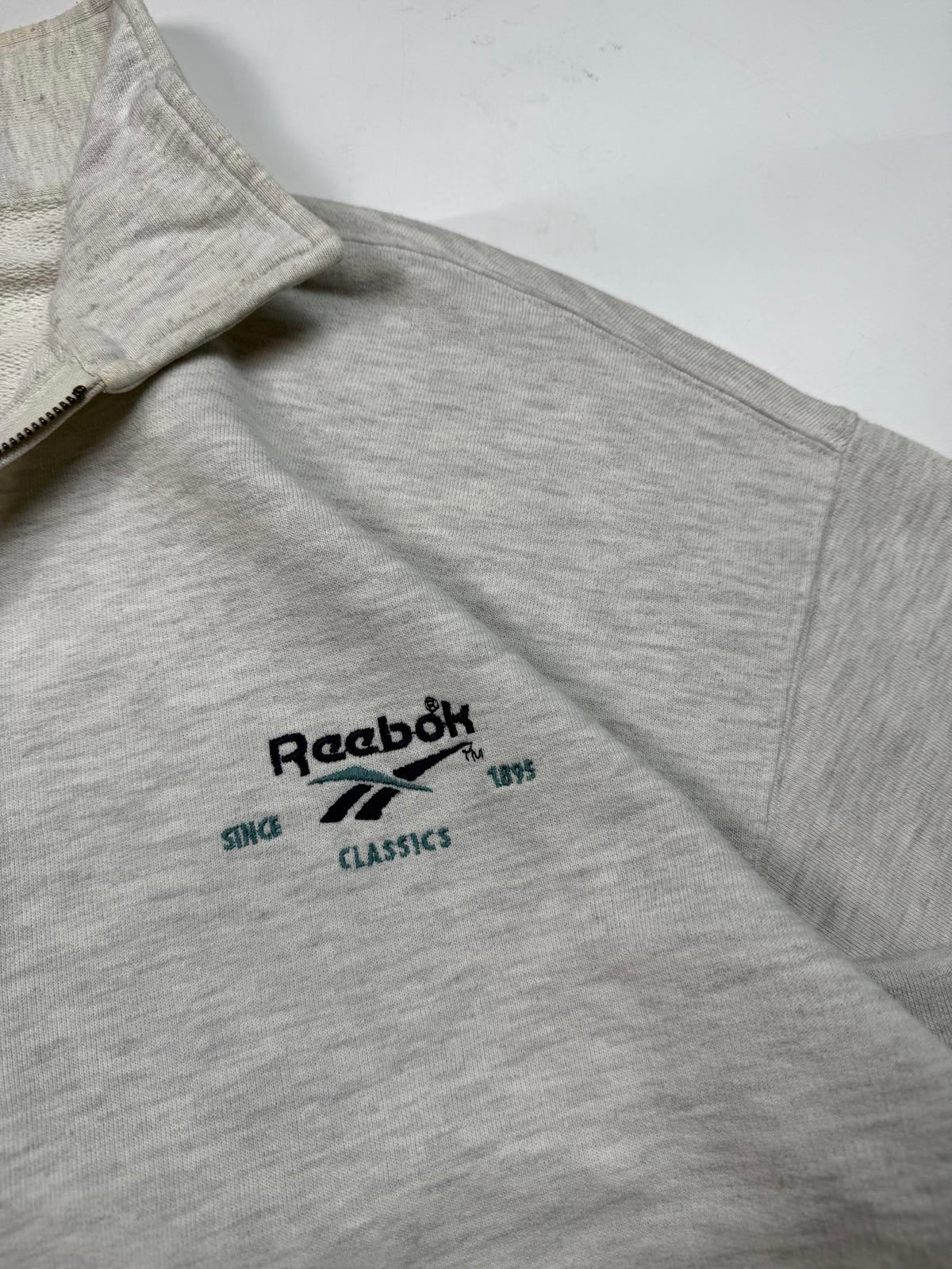 Vintage 90s Reebok quarter zip sweatshirt (L)