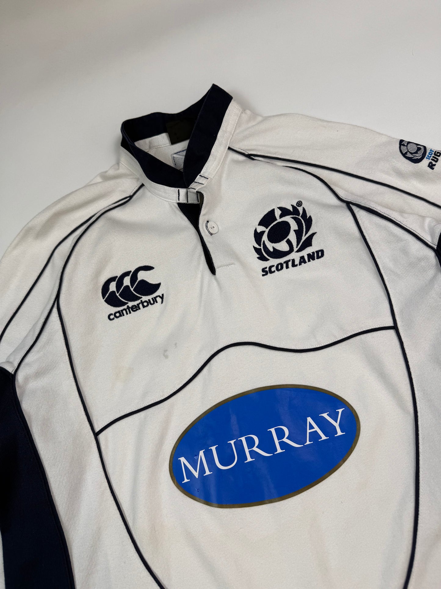 Vintage Scotland 2007/08 Canterbury rugby union shirt (M)