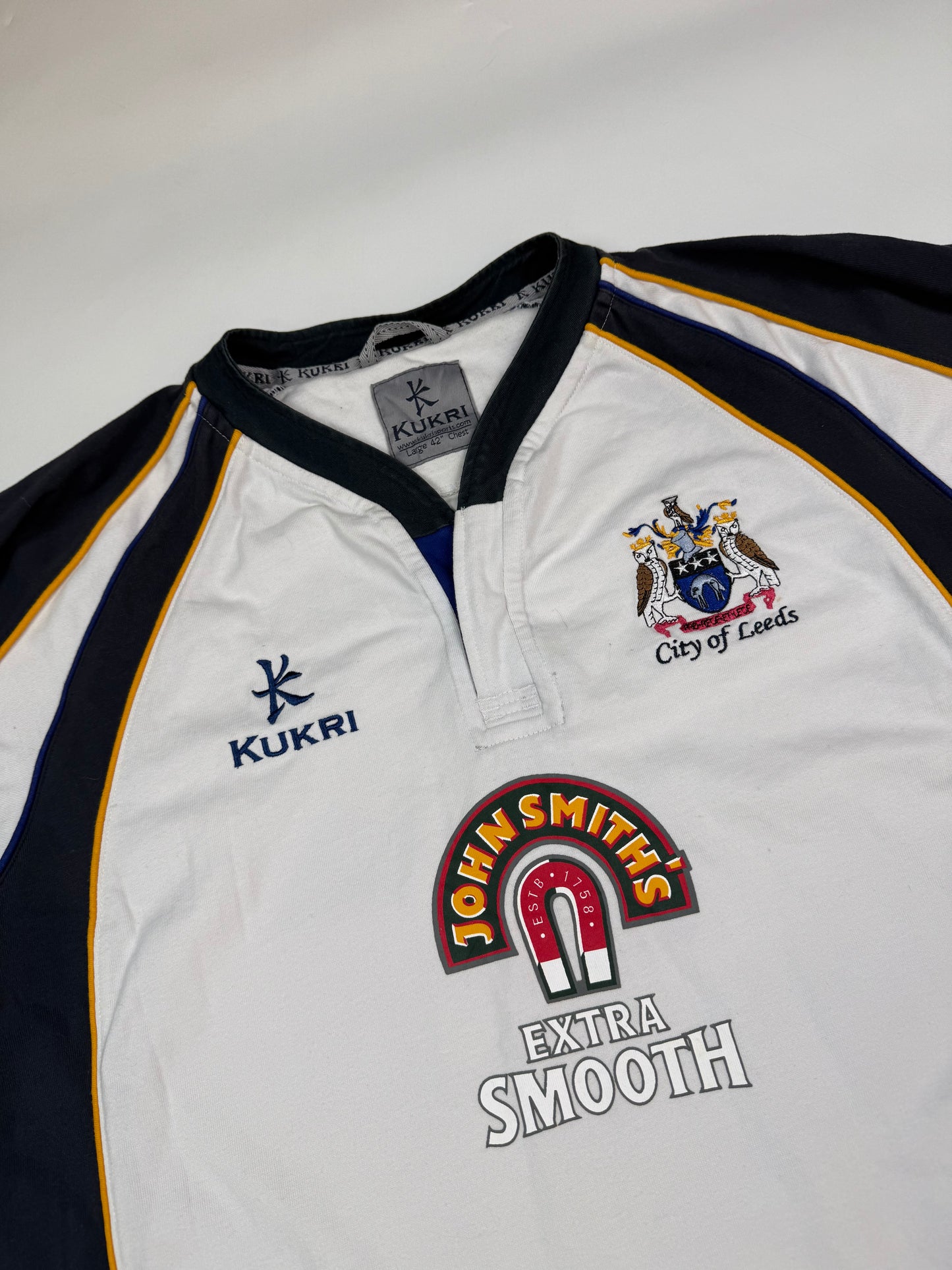 Vintage City of Leeds Kukri rugby shirt (L)