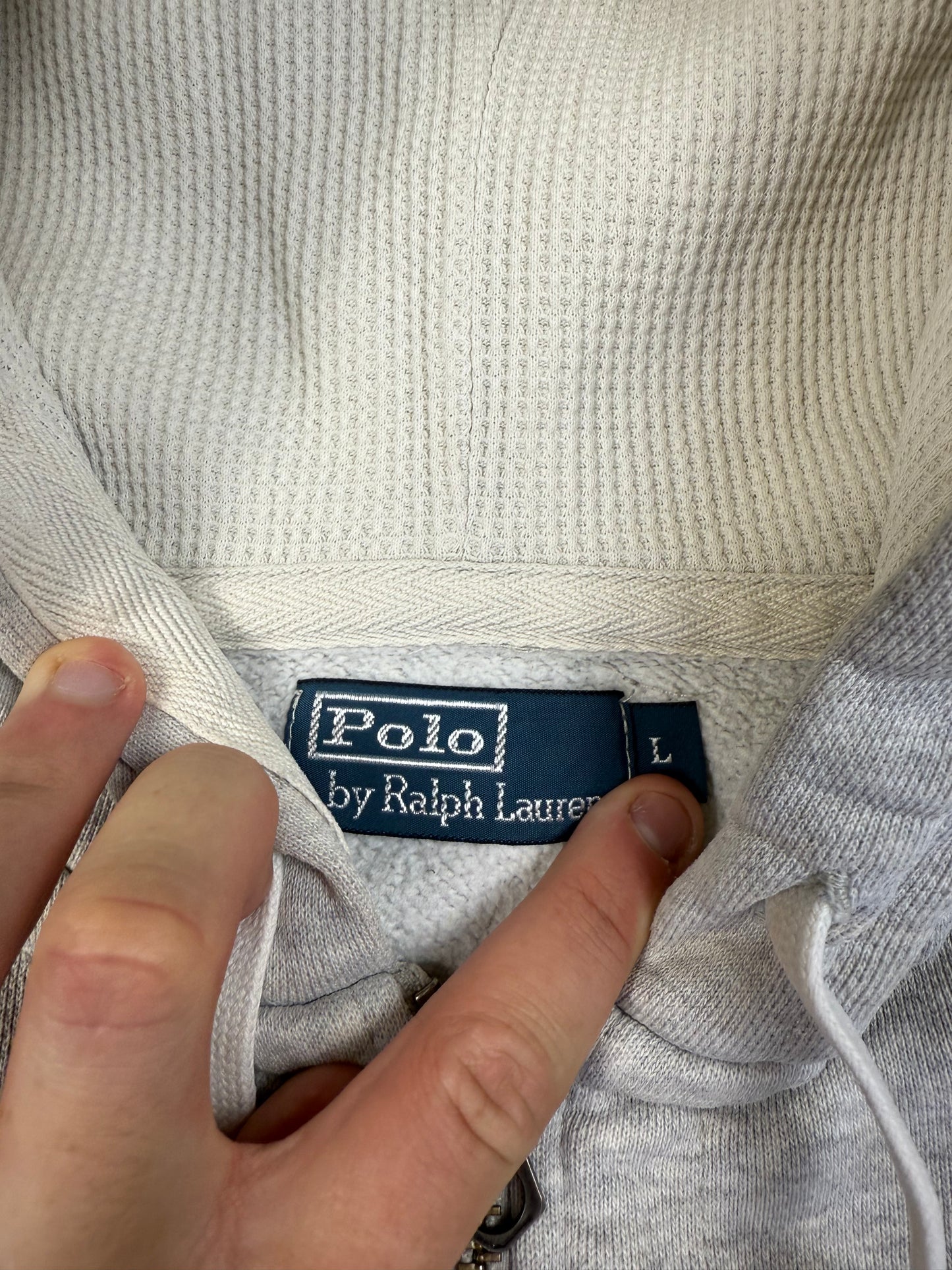 Vintage Polo Ralph Lauren full zip hoodie (L)