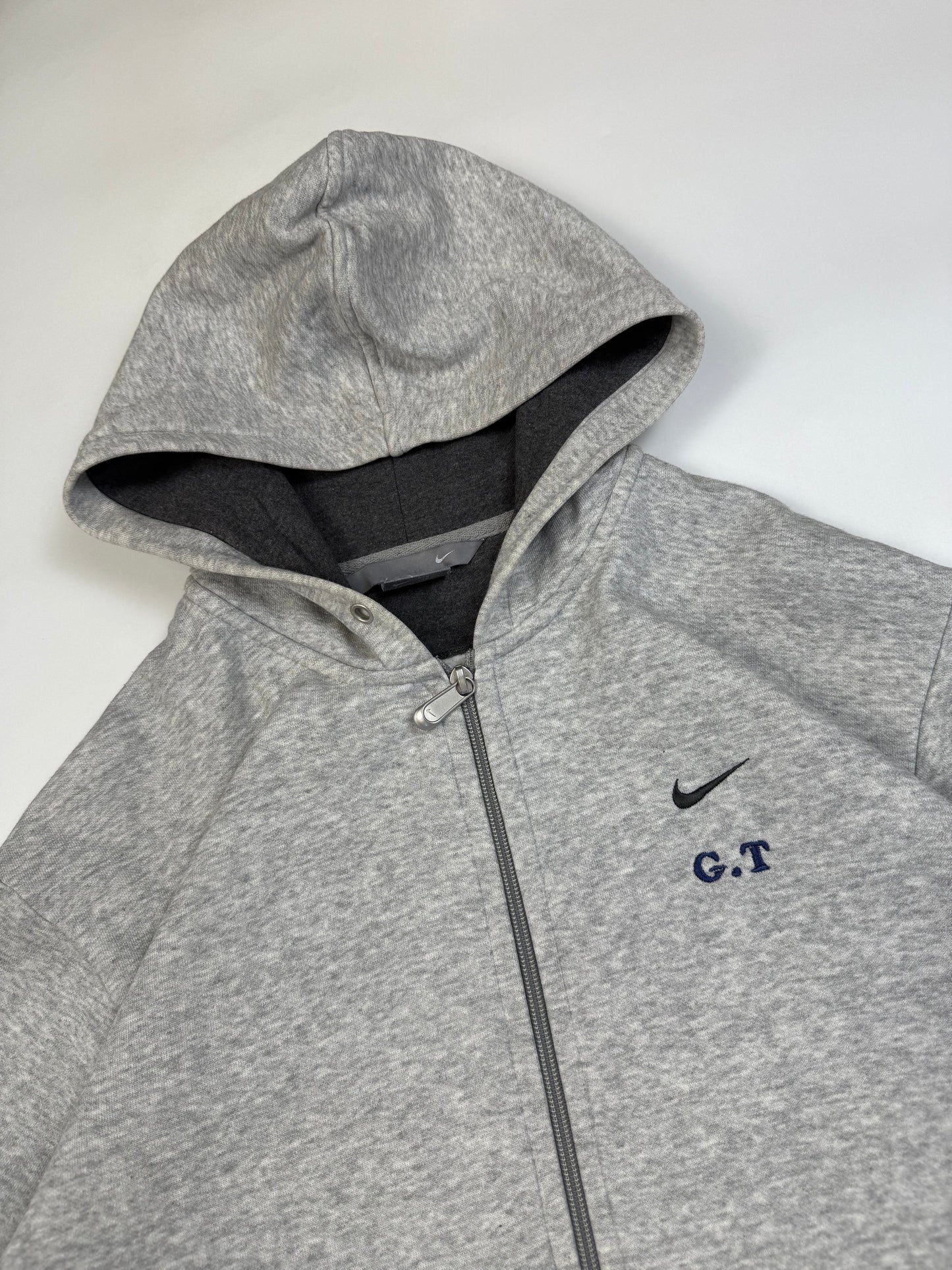 Vintage Nike mini swoosh full zip hoodie (M)