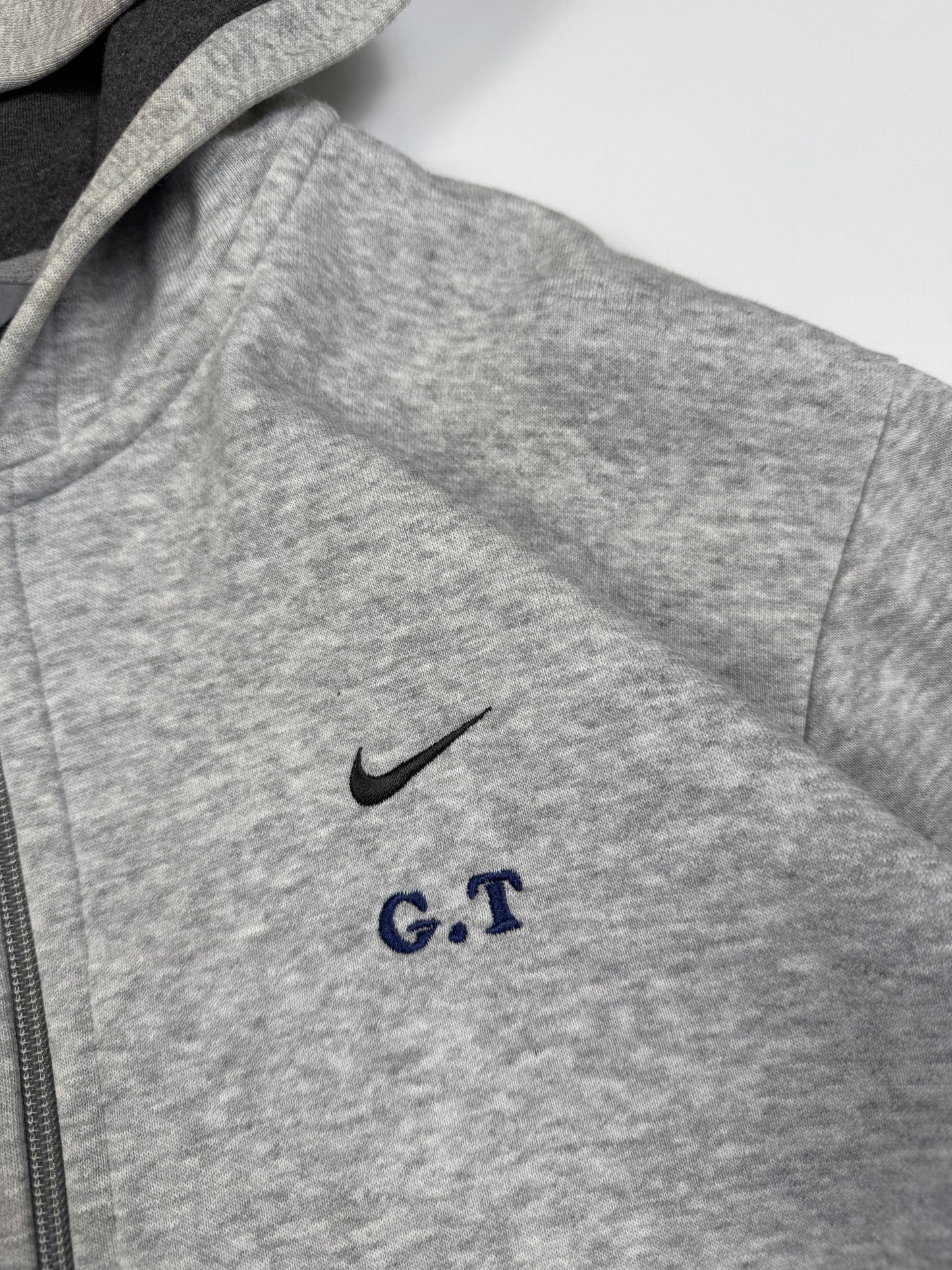 Vintage Nike mini swoosh full zip hoodie (M)