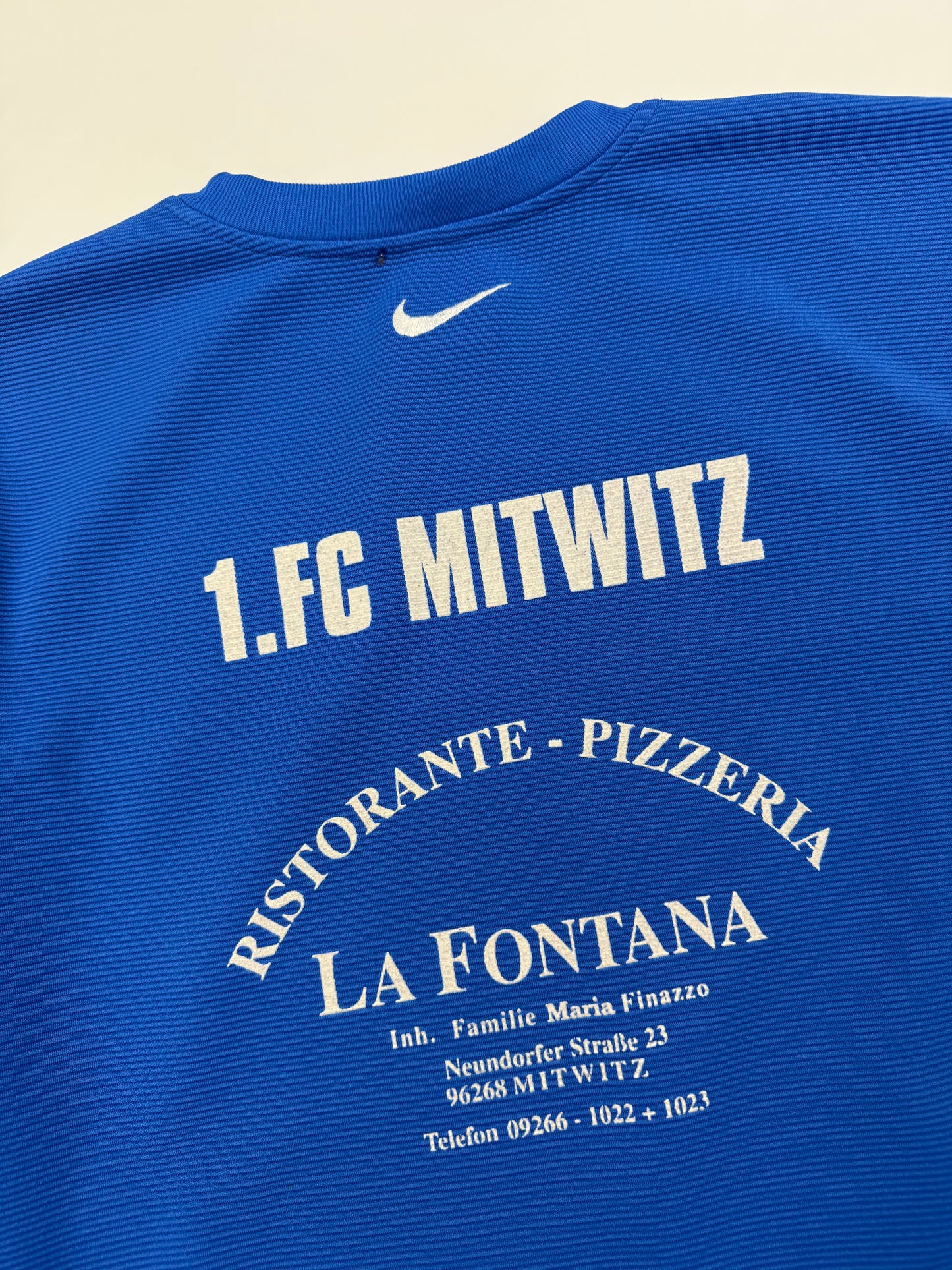 Vintage Nike shield football side stripe sweatshirt (XL)