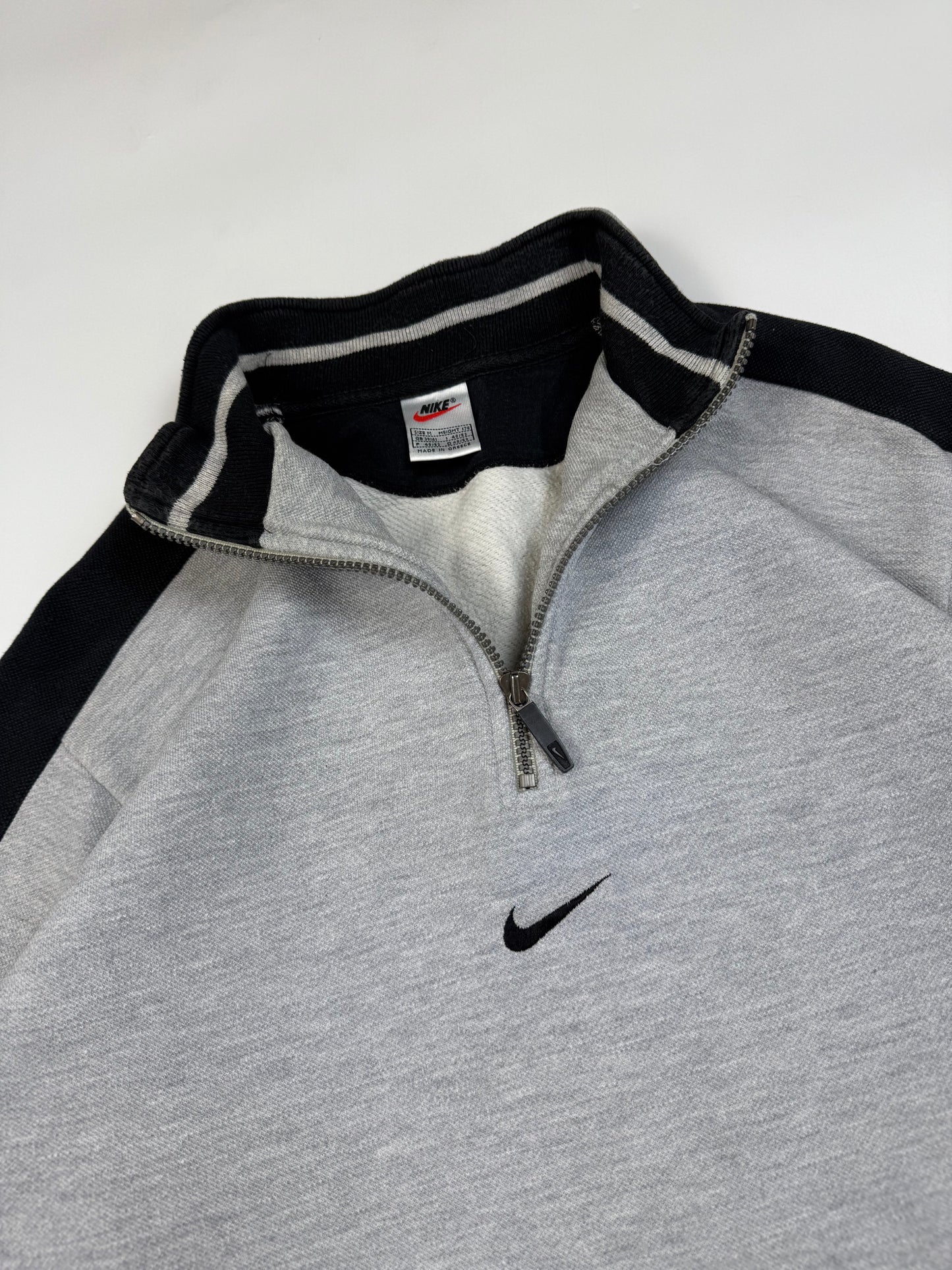 Vintage 90s Nike centre swoosh quarter zip sweatshirt (M)