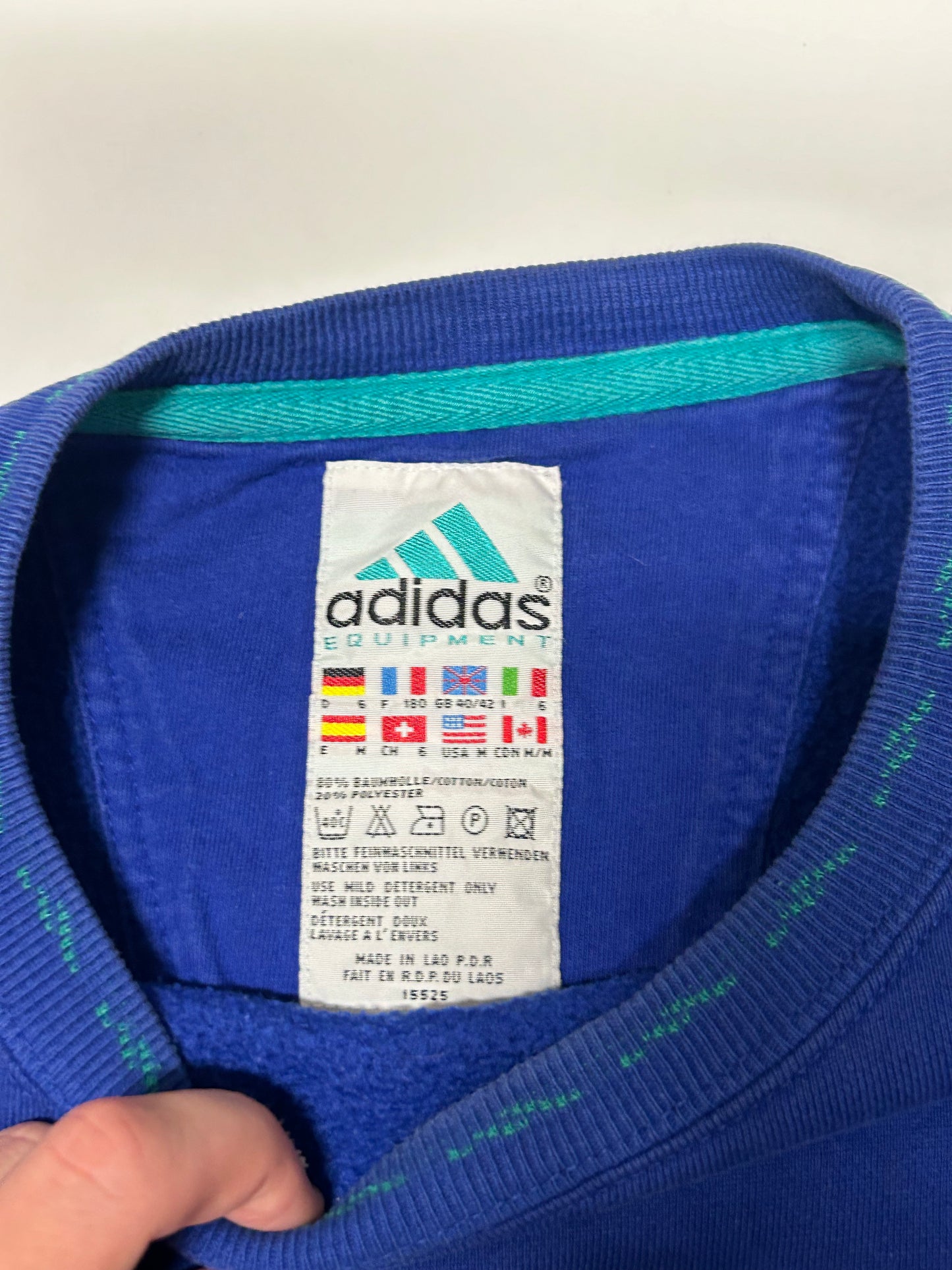 Vintage 90s Adidas equipment sweatshirt (M)