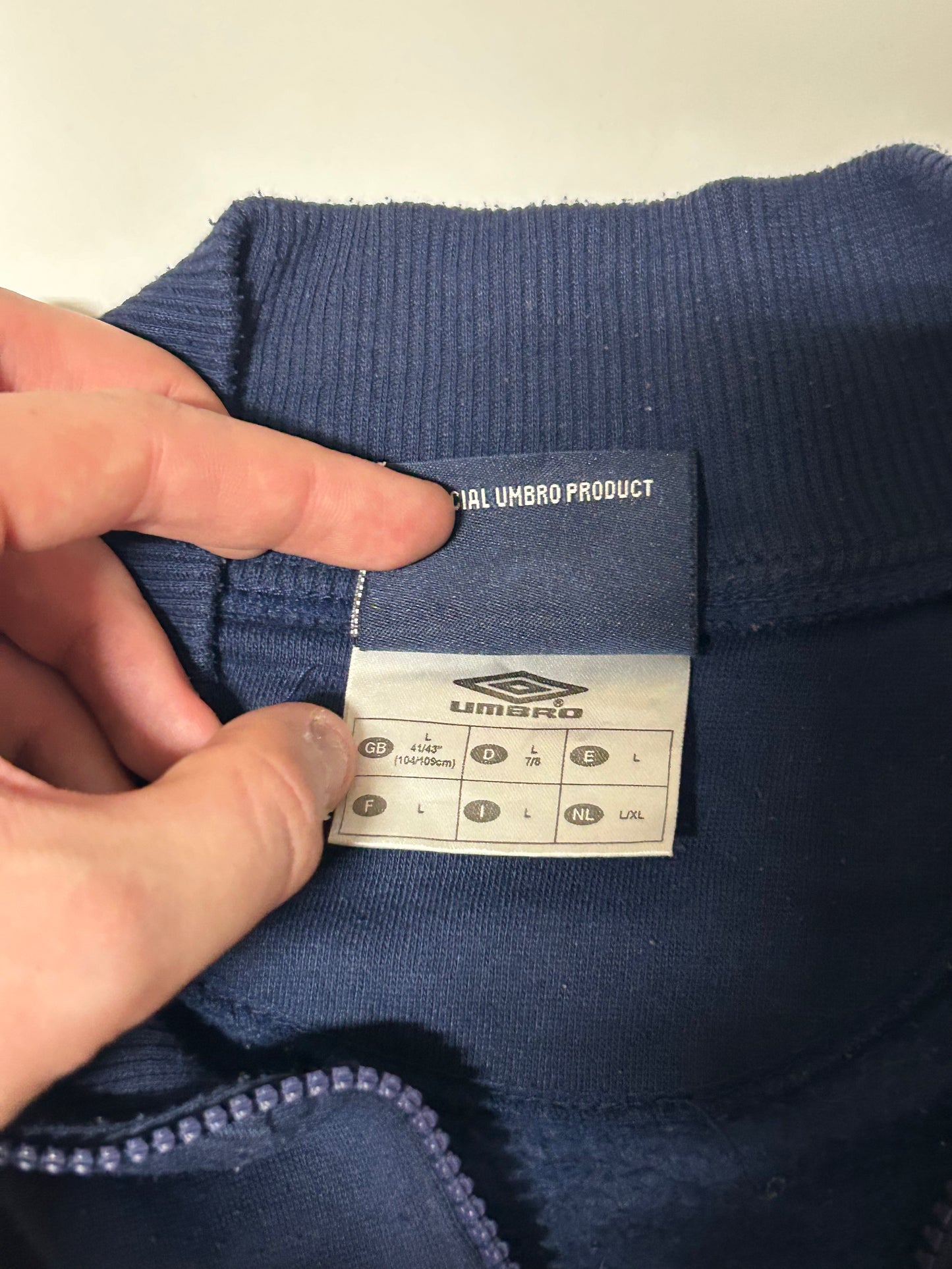 Vintage Umbro full zip sweatshirt (L)
