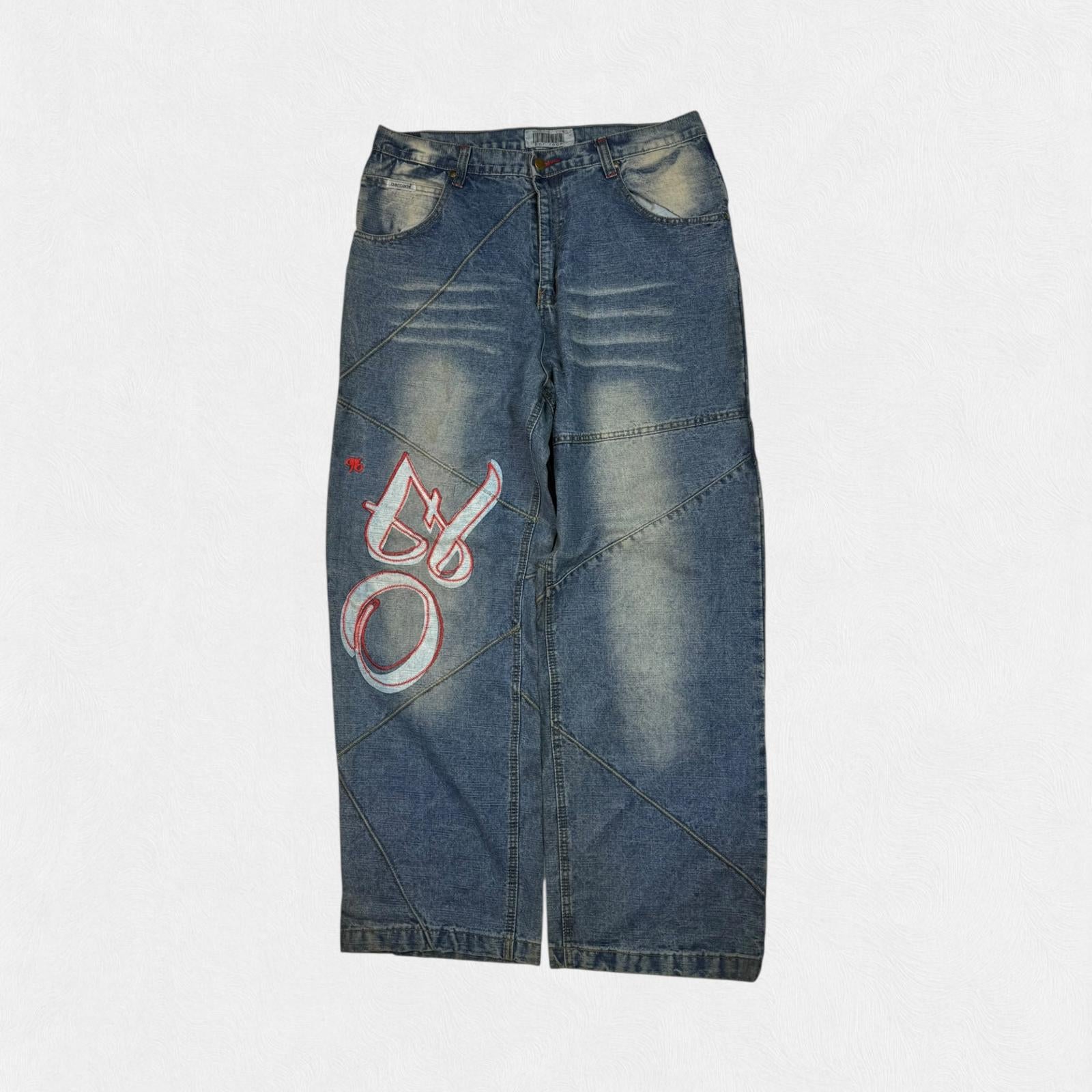 Vintage Y2K baggy hip hop Jeans (W36)
