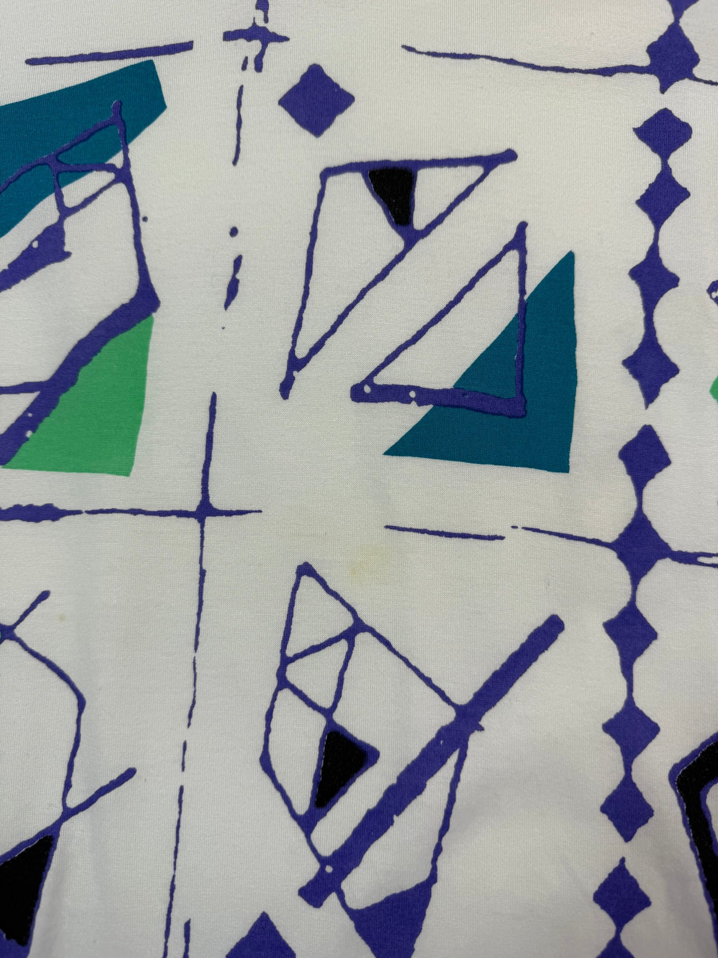 Vintage 90s Nike abstract polo shirt (L)