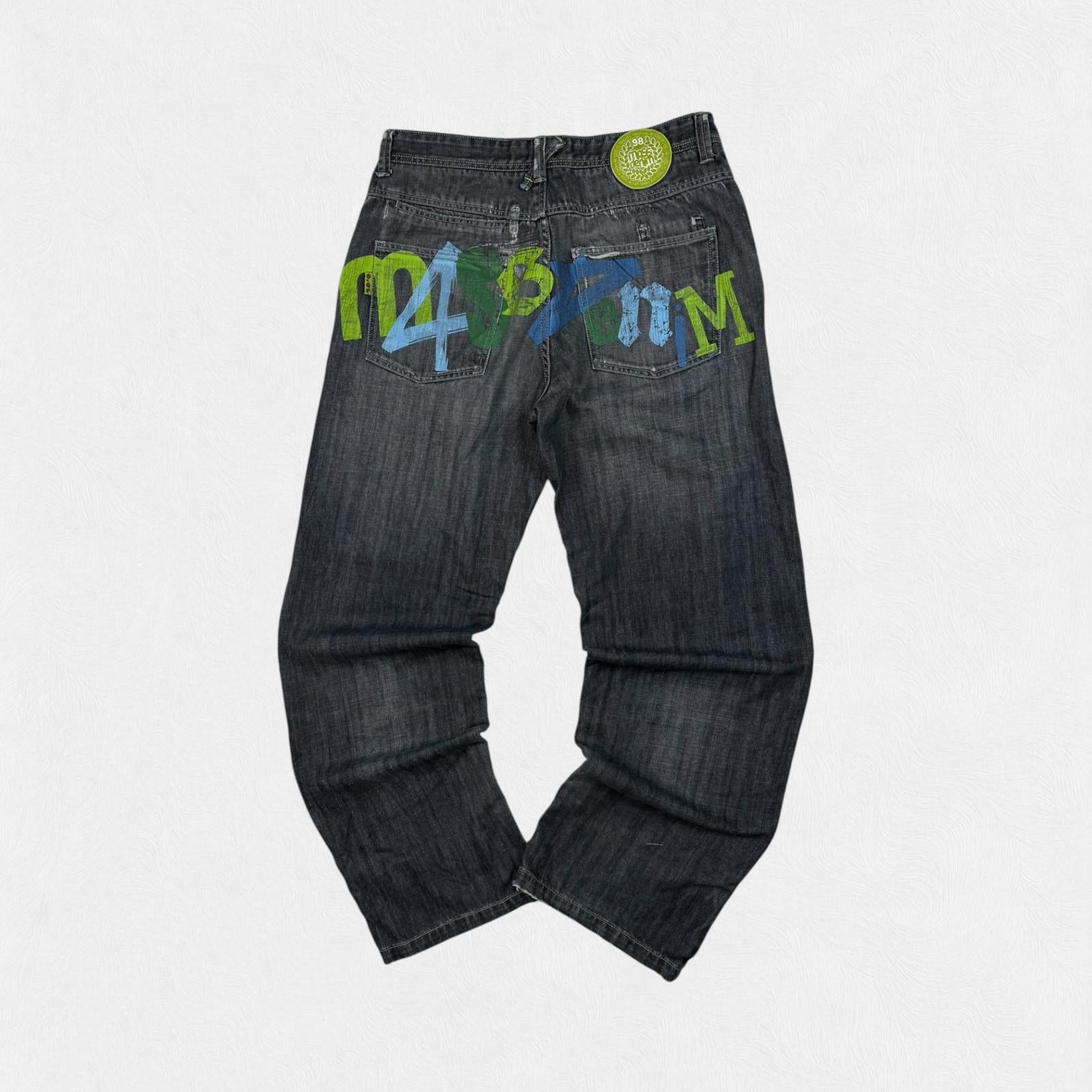 Vintage Y2K baggy hip hop Jeans (W36)