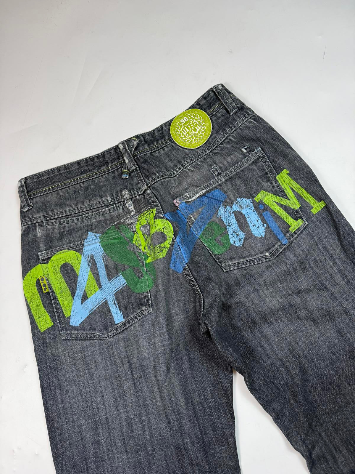 Vintage Y2K baggy hip hop Jeans (W36)
