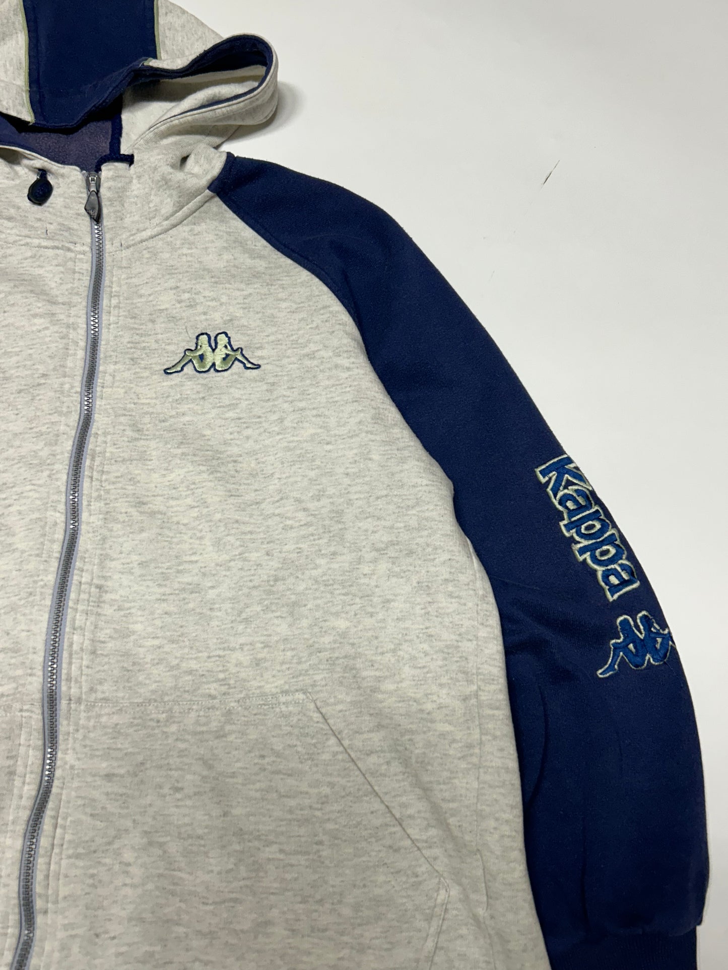 Vintage 90s Kappa full zip hoodie (M)