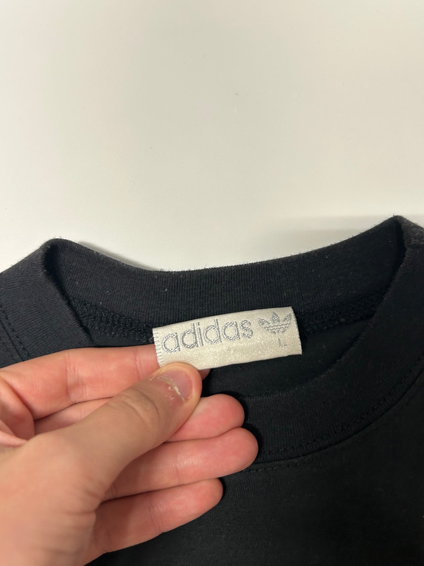 Vintage 90s adidas rasta tee (L)