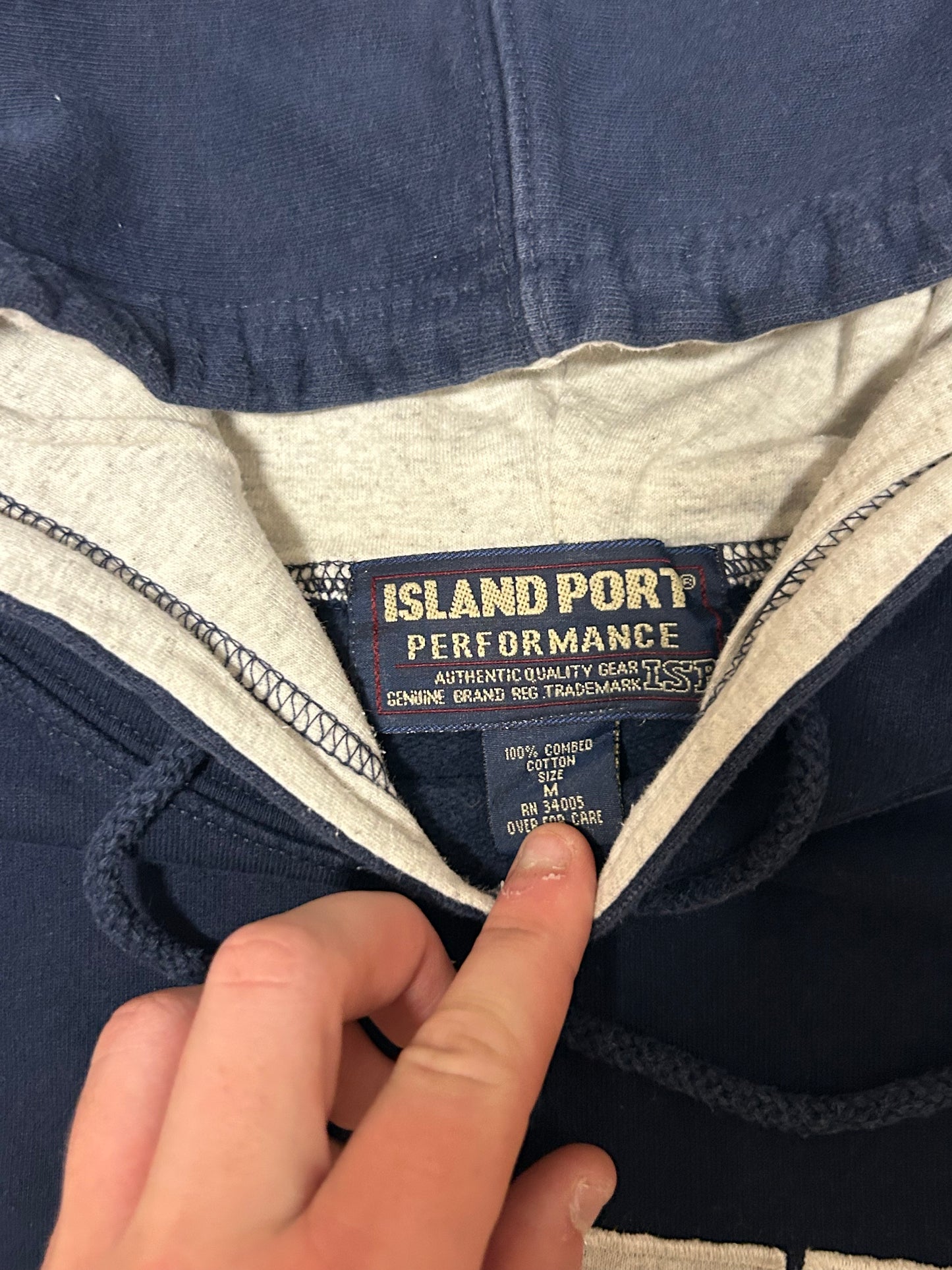 Vintage Athletic USA spell out hoodie (M)