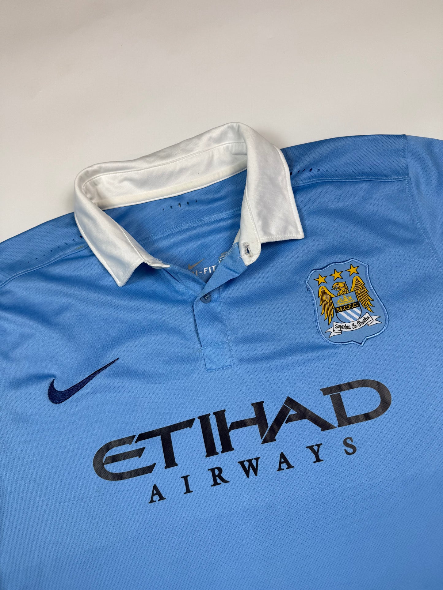 Manchester City 2015/16 Nike home football shirt (XL)
