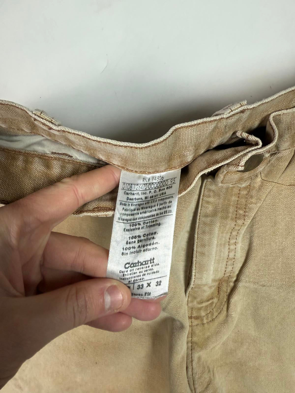 Vintage Carhartt baggy carpenter pants (W33)