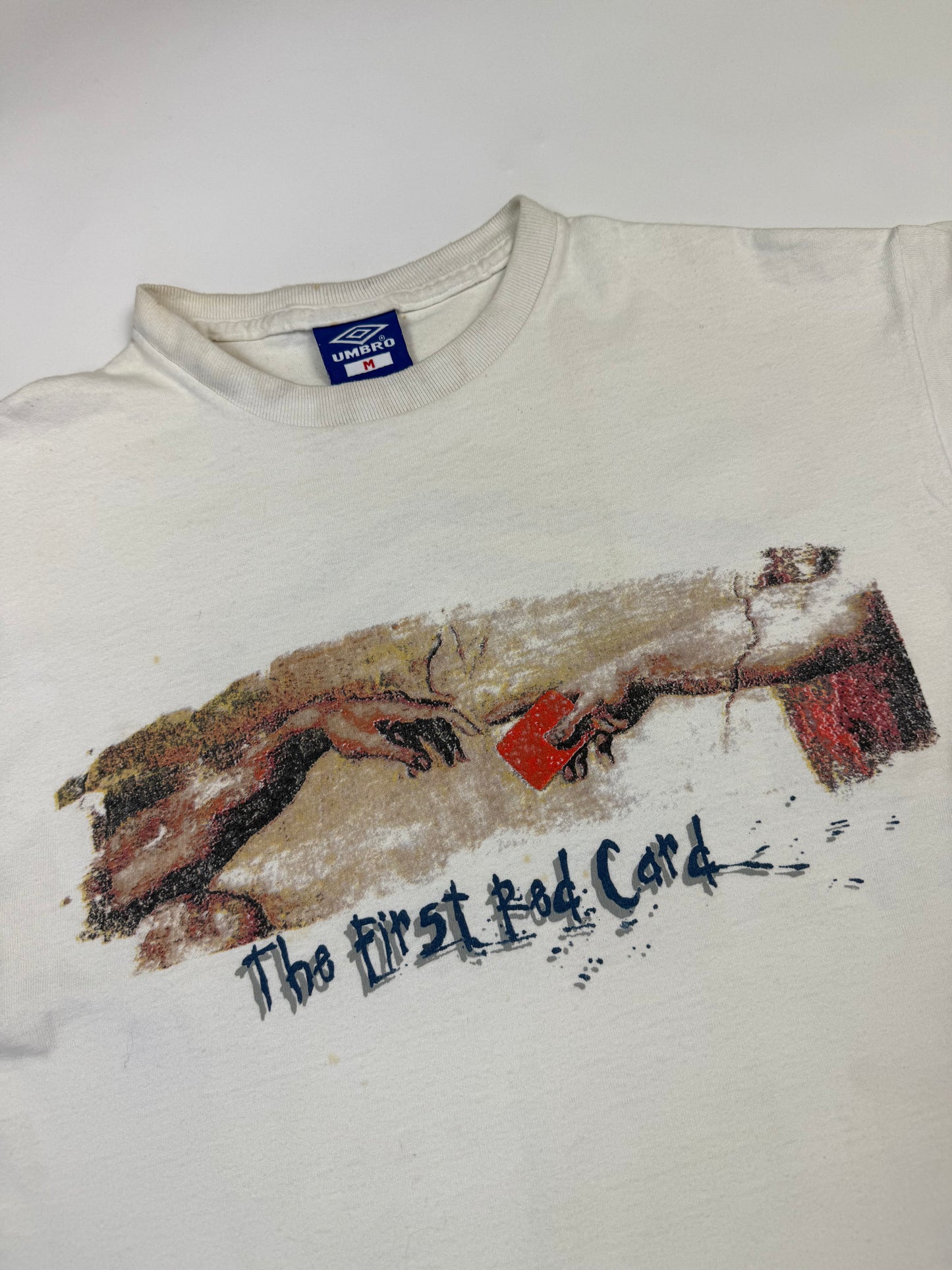 Vintage 90s Umbro graphic football tee (M)