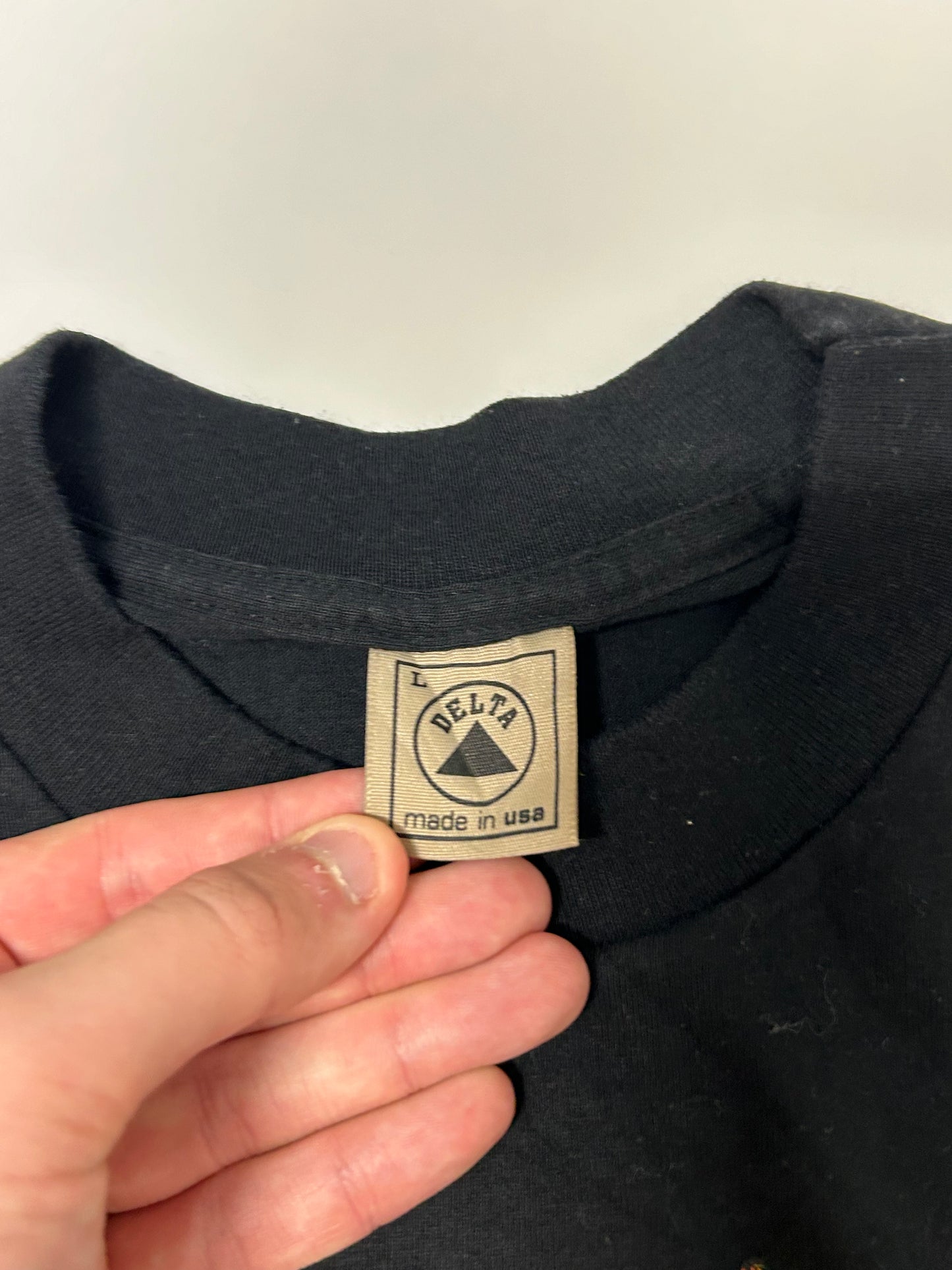 Vintage 90s American by birth marine by choice tee (L)