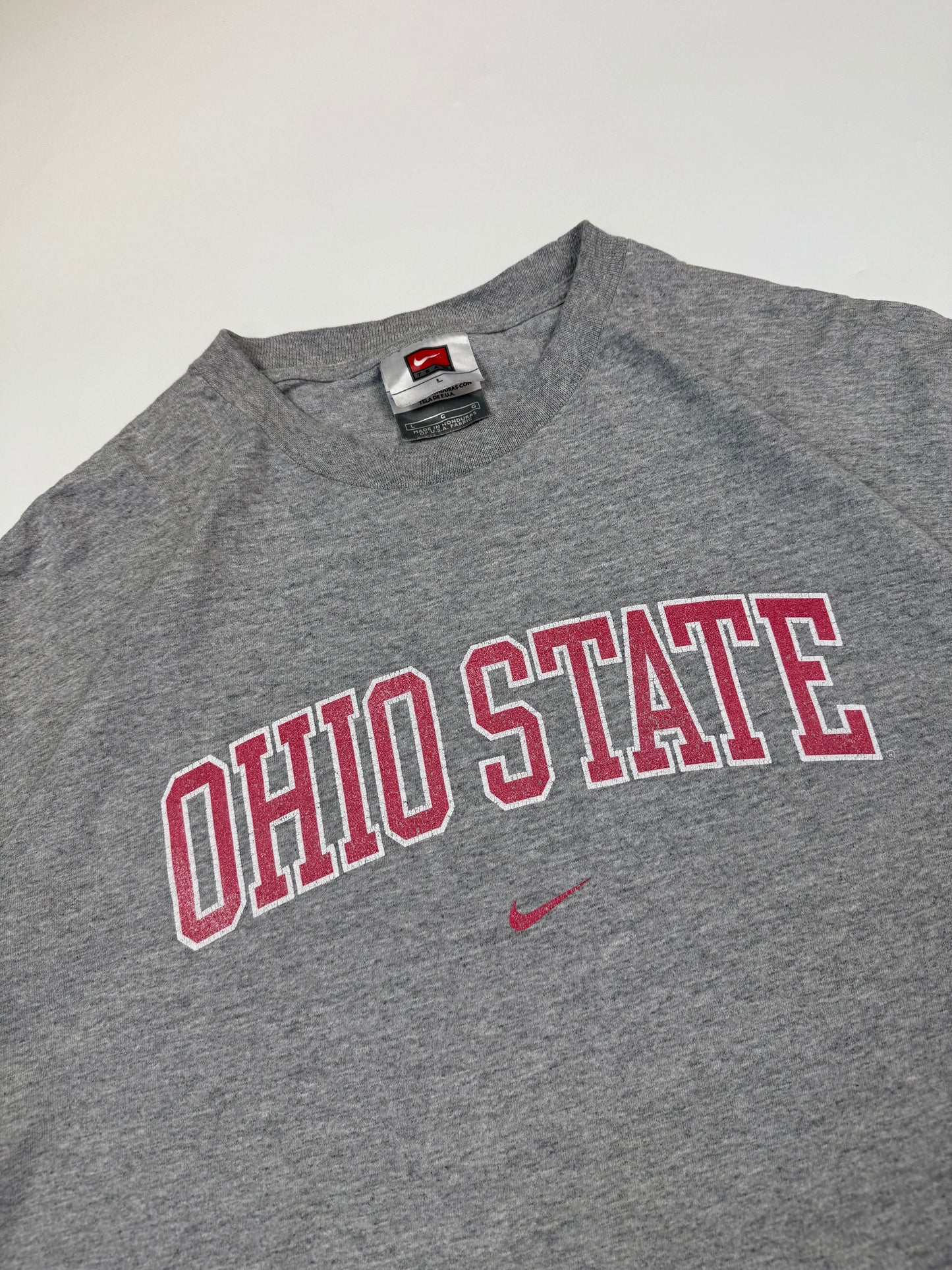 Vintage Nike Ohio State centre swoosh tee (L)