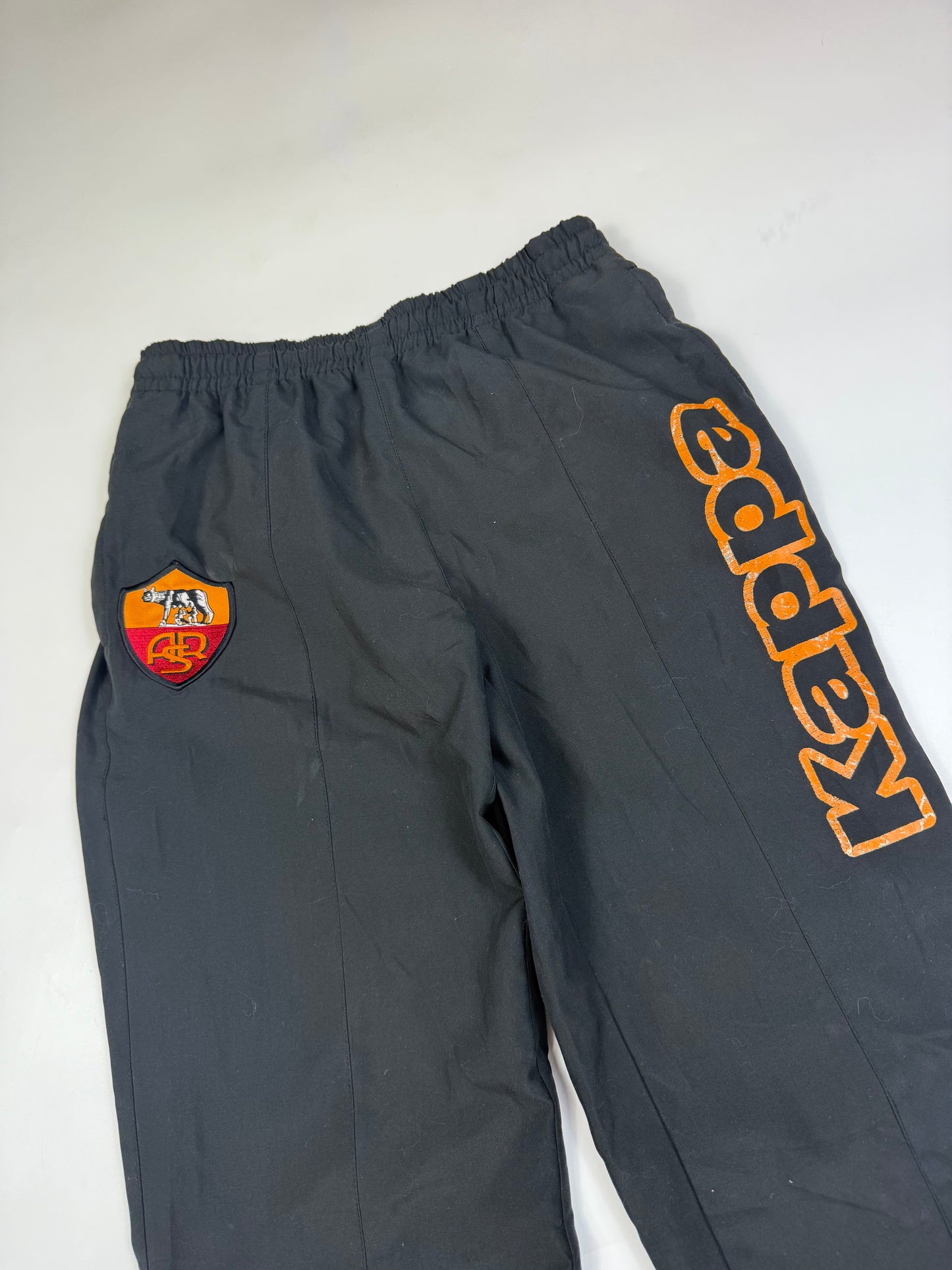 AS Roma 2010/11 Kappa football baggy track pants (S)