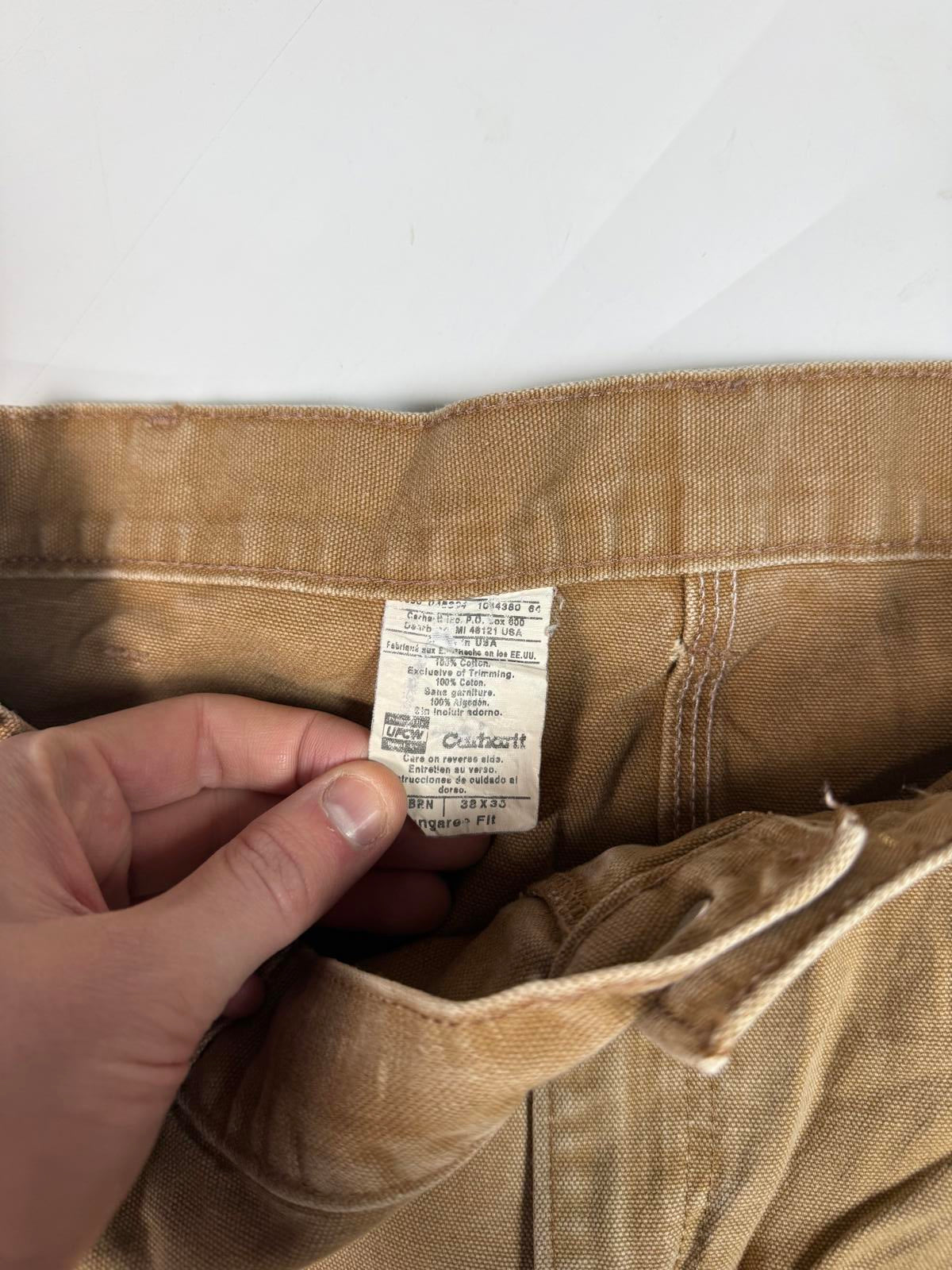 Vintage Carhartt baggy carpenter pants (W38)