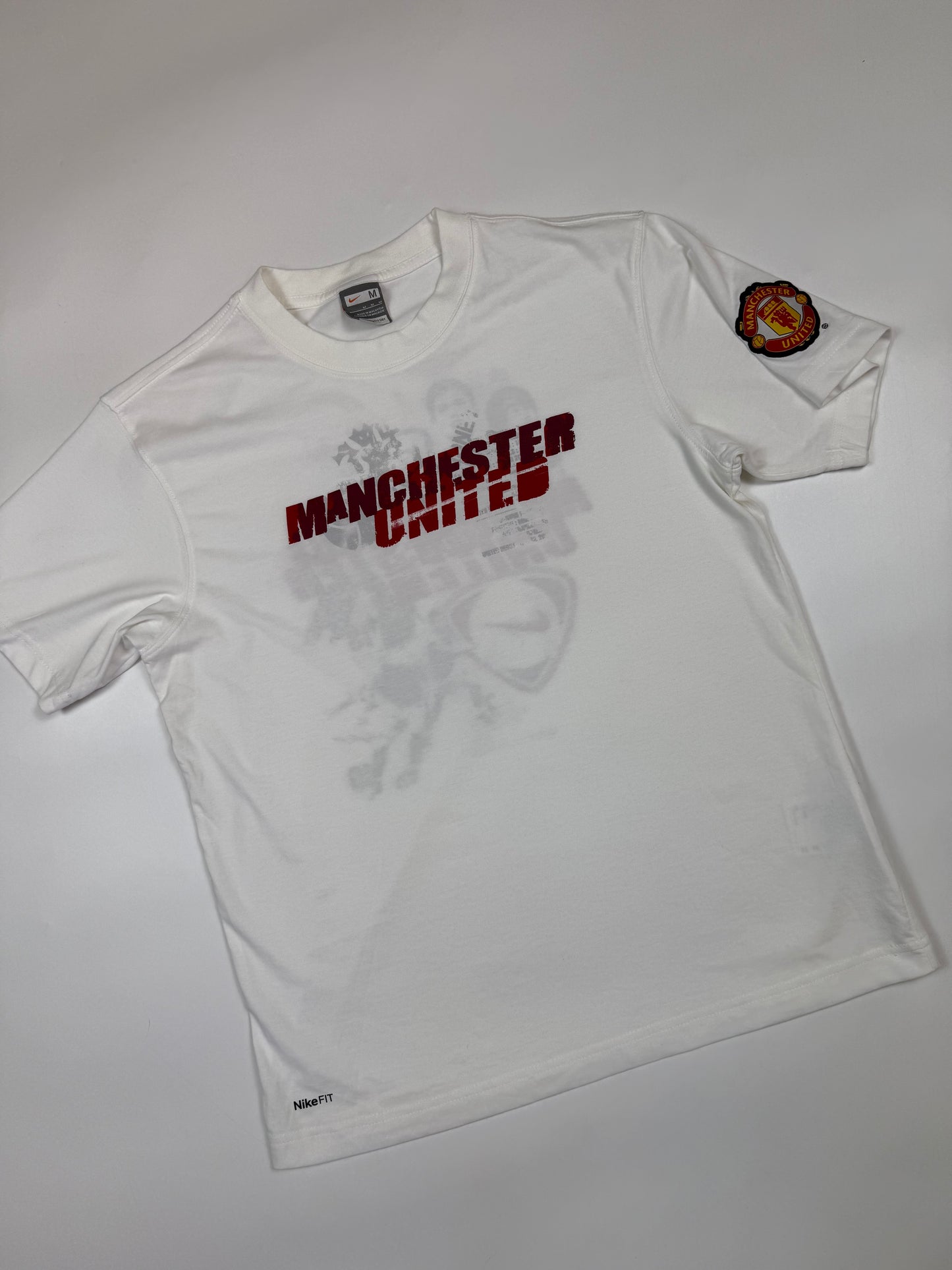 Vintage Nike Manchester United football graphic tee (M)