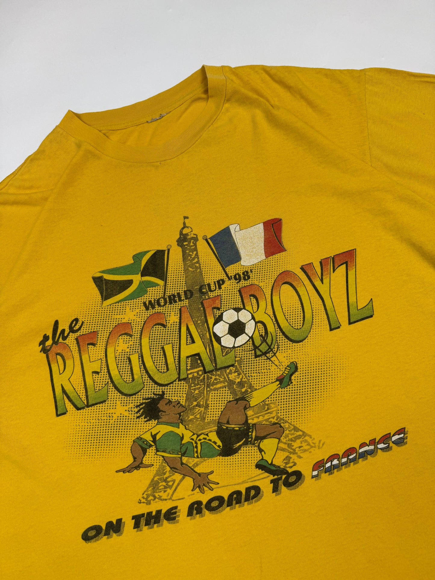 Vintage Jamaica world cup 1998 Reggae Boyz graphic tee (XL)