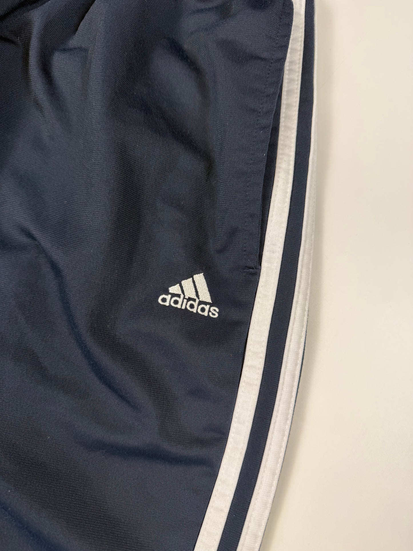 Vintage Adidas side stripe baggy track pants (M)