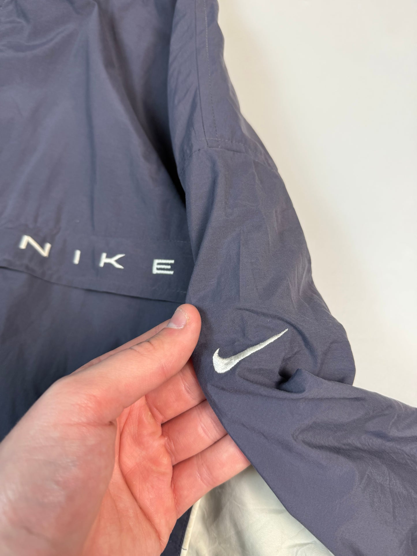 Vintage 90s Nike spell out rain jacket (XXL)