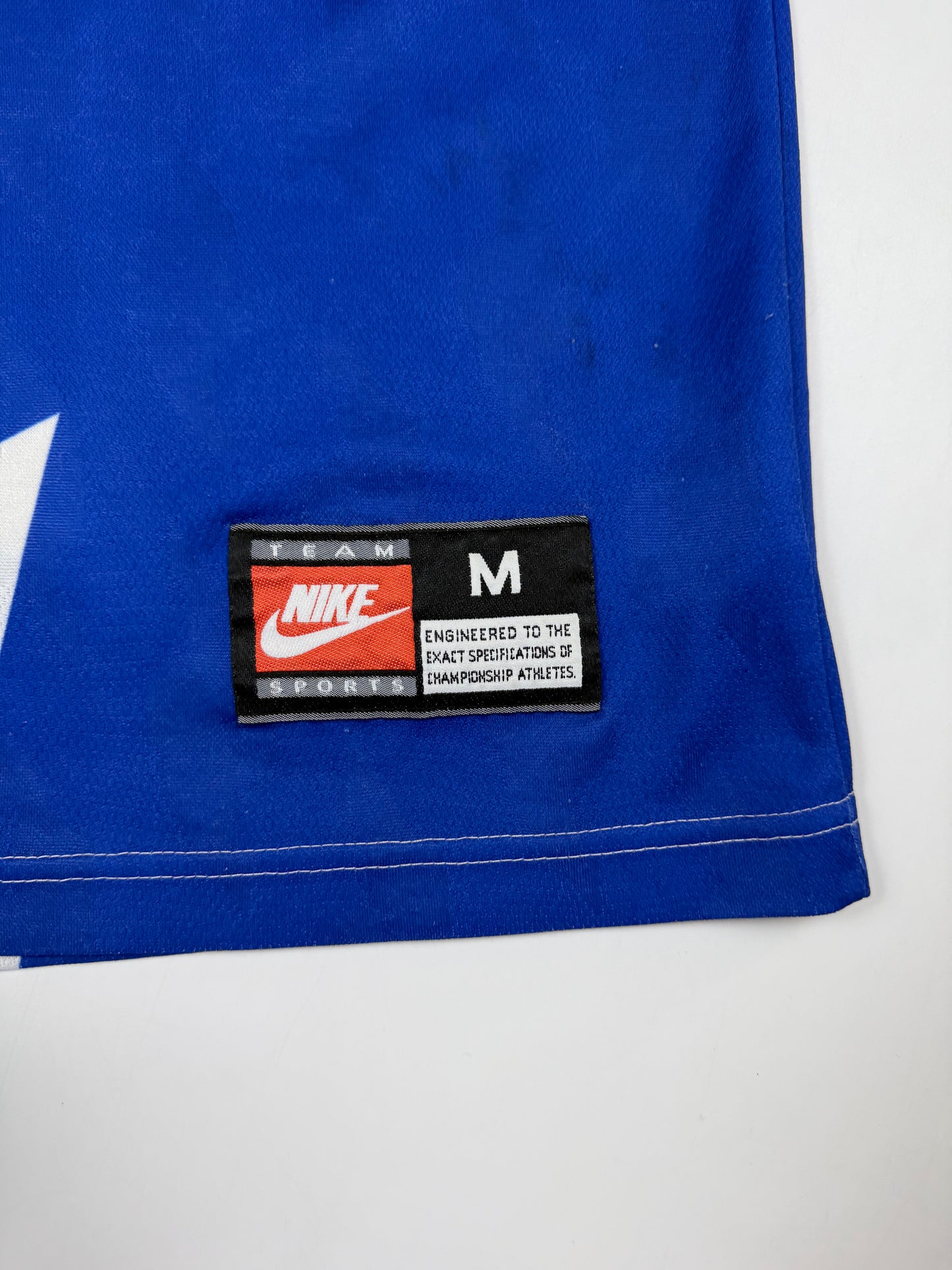 Vintage 90s Nike template thunder football shirt (M)